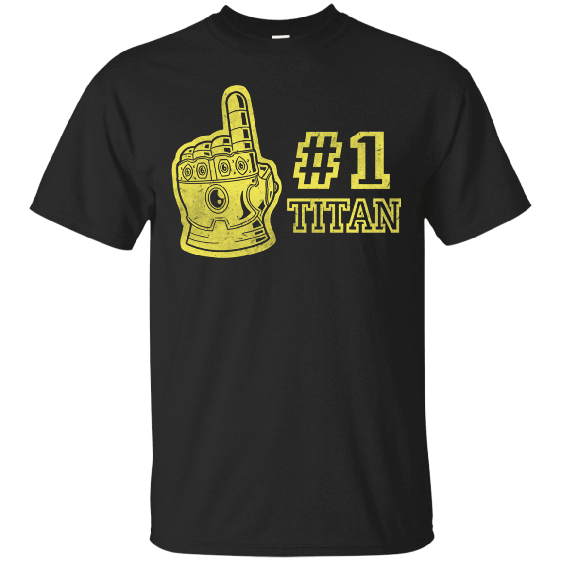 T-Shirts Black / S Number One Titan T-Shirt