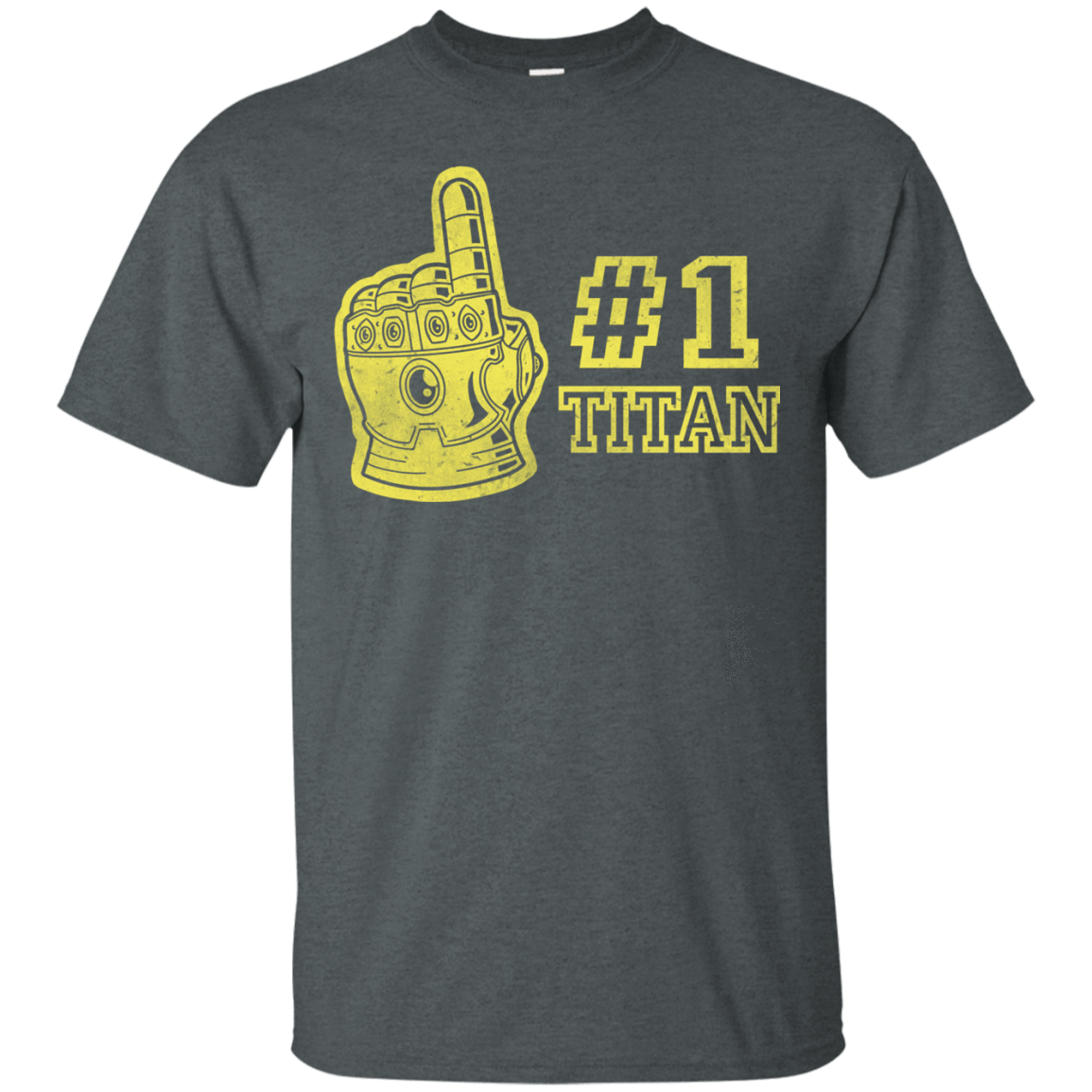 T-Shirts Dark Heather / S Number One Titan T-Shirt