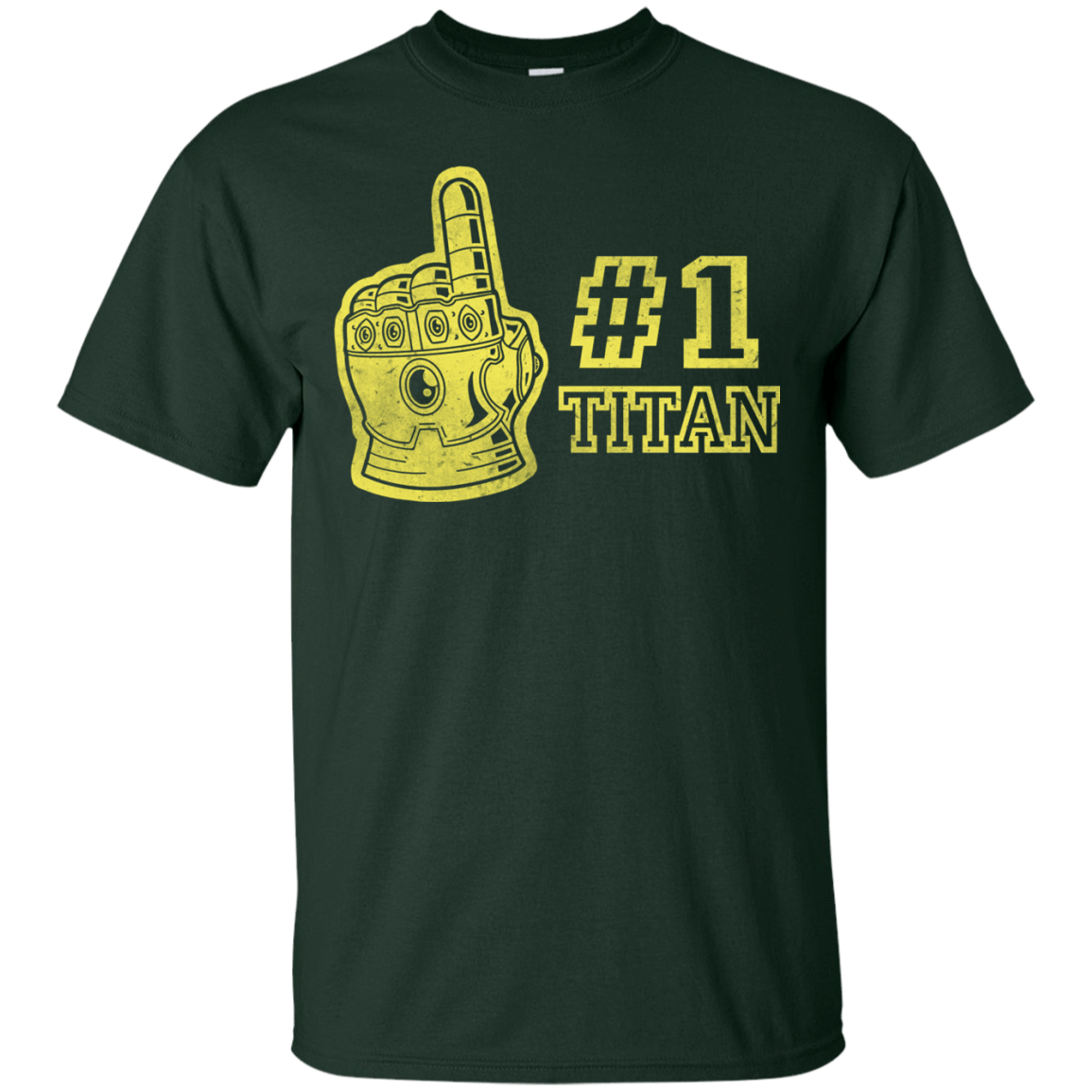 T-Shirts Forest / S Number One Titan T-Shirt