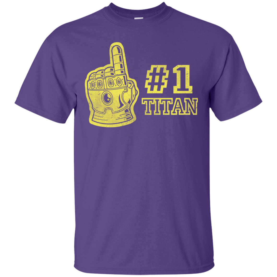 T-Shirts Purple / S Number One Titan T-Shirt