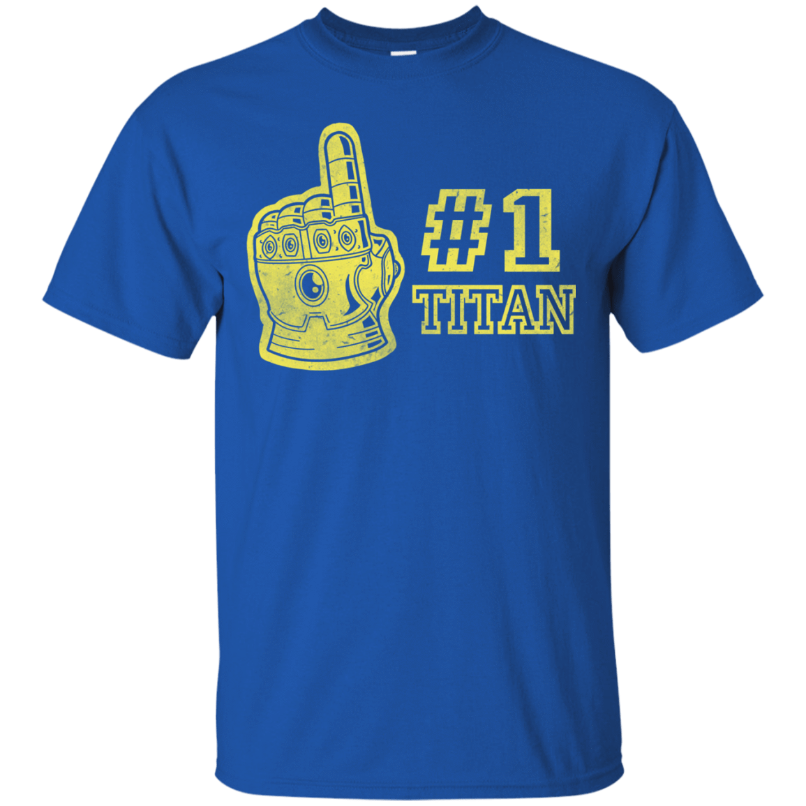 T-Shirts Royal / S Number One Titan T-Shirt