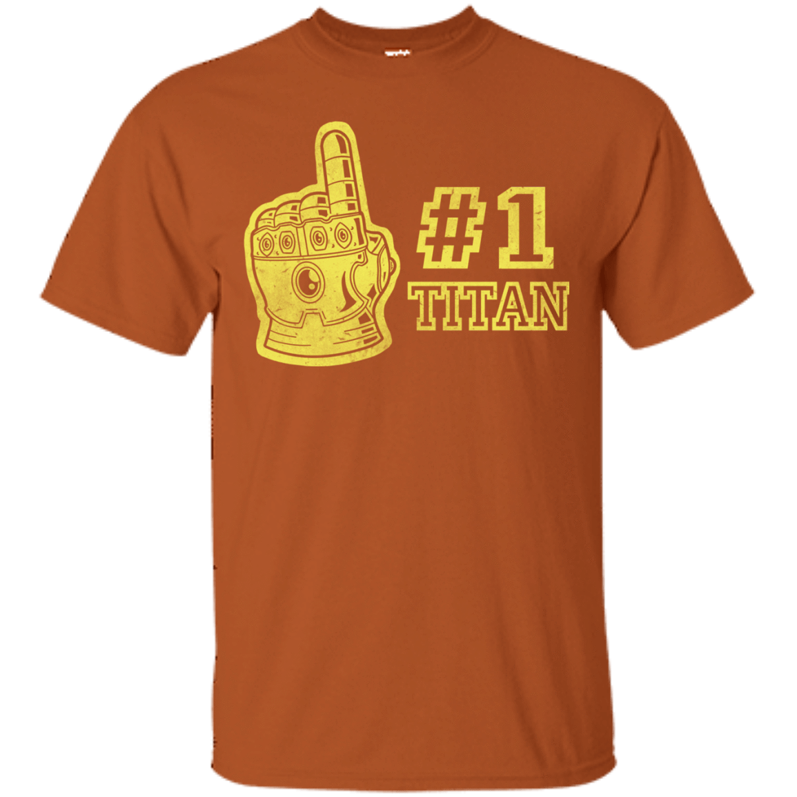 T-Shirts Texas Orange / S Number One Titan T-Shirt