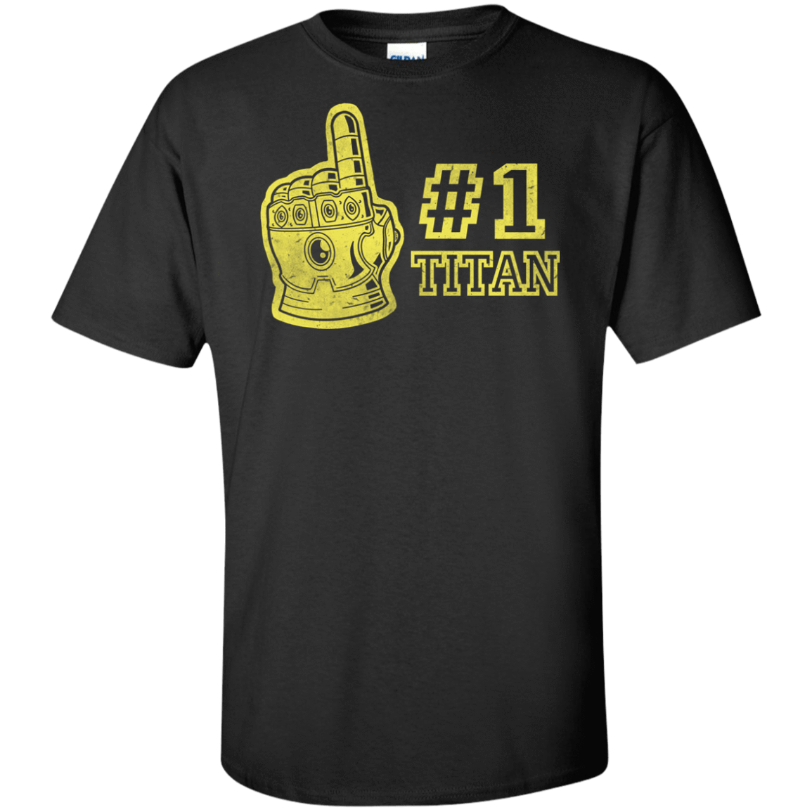 T-Shirts Black / XLT Number One Titan Tall T-Shirt