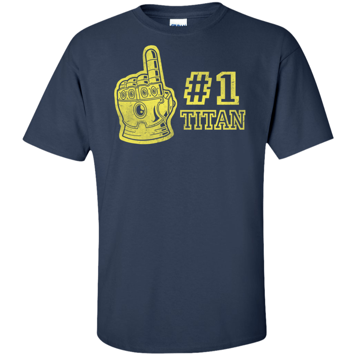T-Shirts Navy / XLT Number One Titan Tall T-Shirt