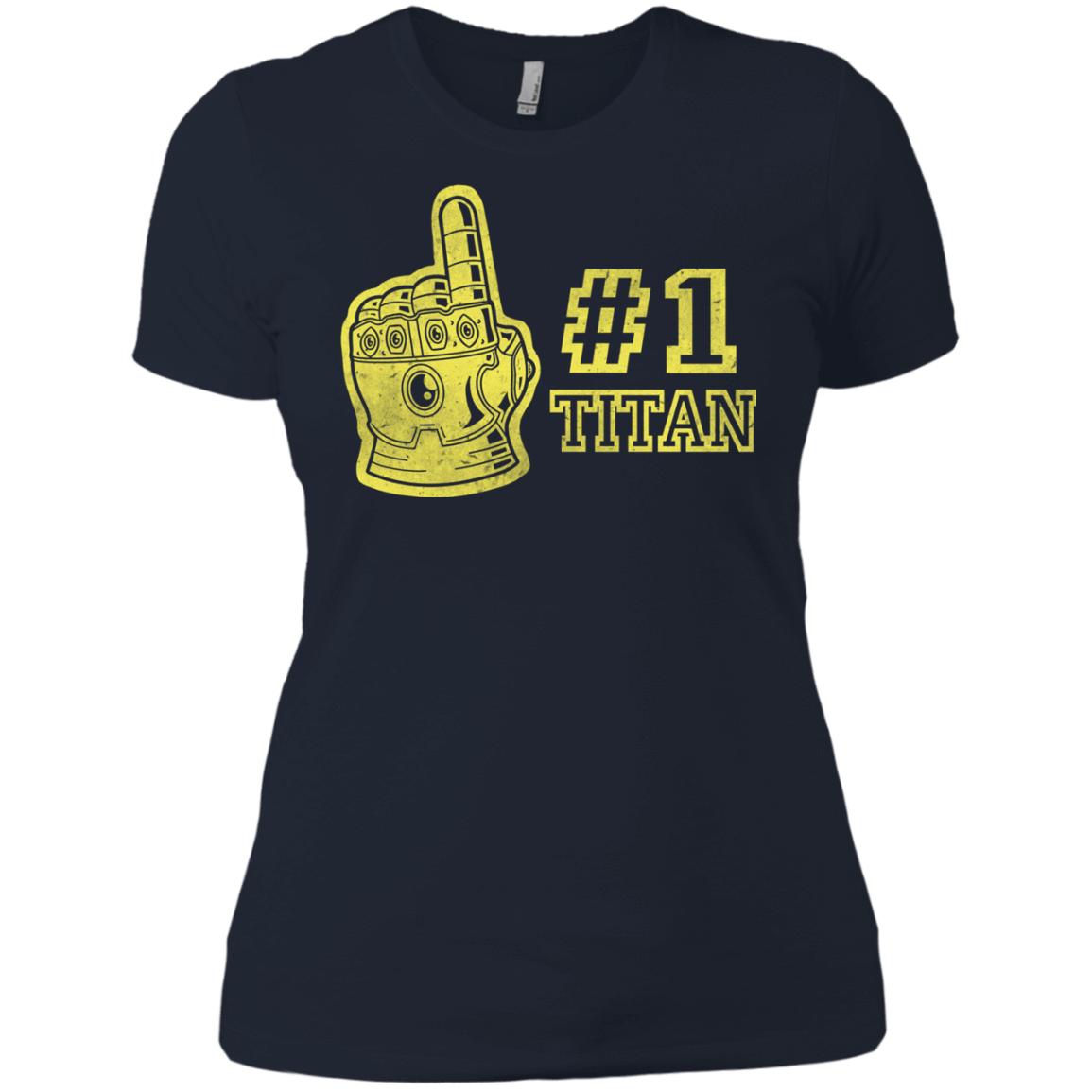 T-Shirts Midnight Navy / X-Small Number One Titan Women's Premium T-Shirt