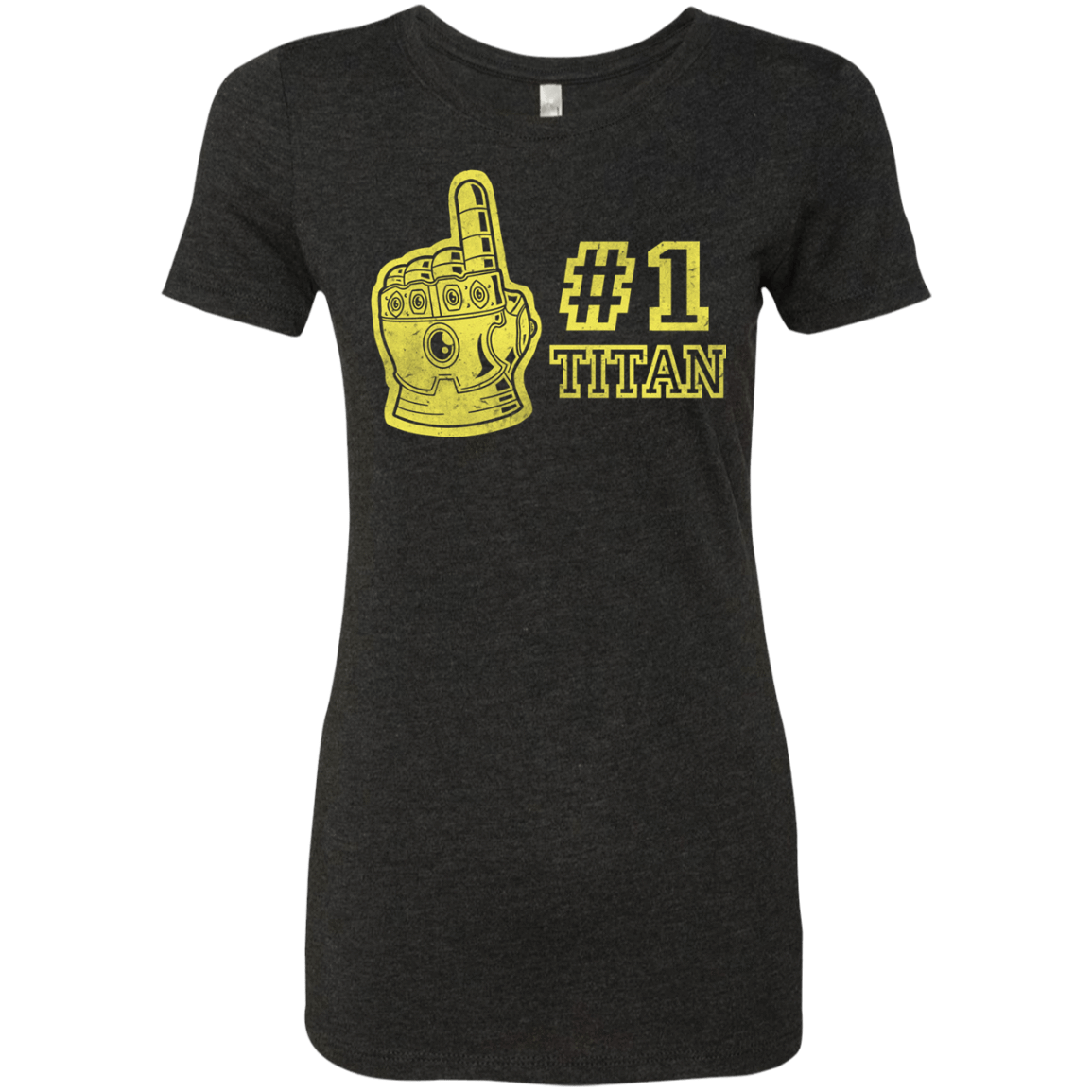 T-Shirts Vintage Black / S Number One Titan Women's Triblend T-Shirt