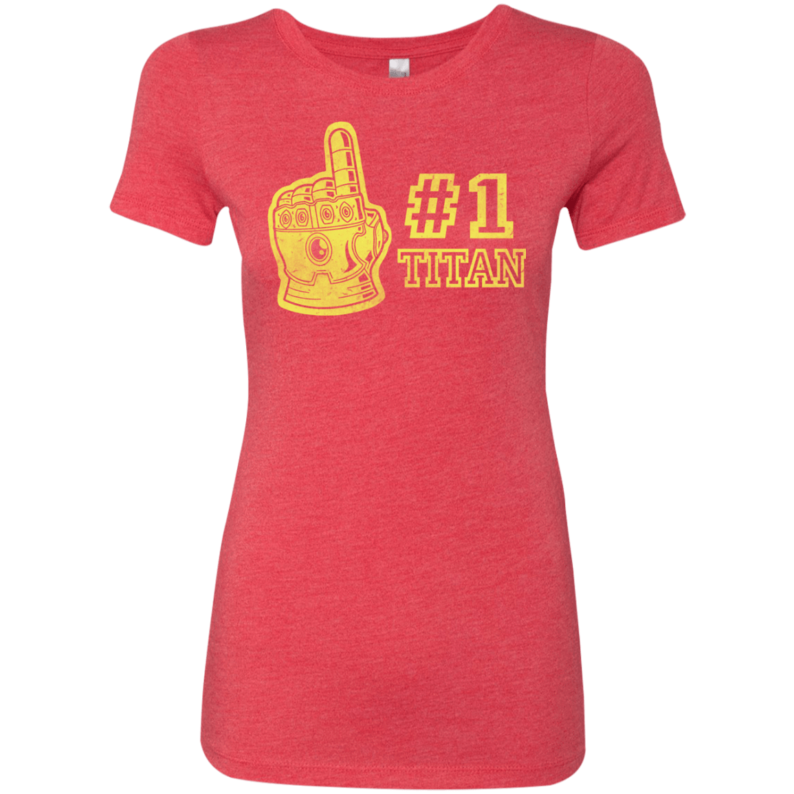 T-Shirts Vintage Red / S Number One Titan Women's Triblend T-Shirt