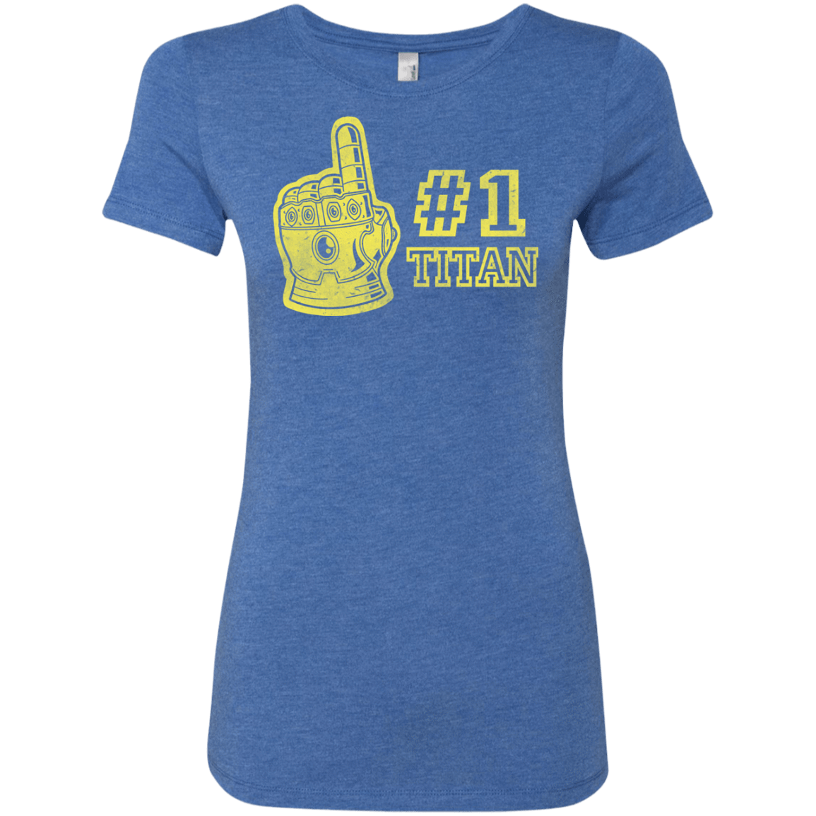 T-Shirts Vintage Royal / S Number One Titan Women's Triblend T-Shirt