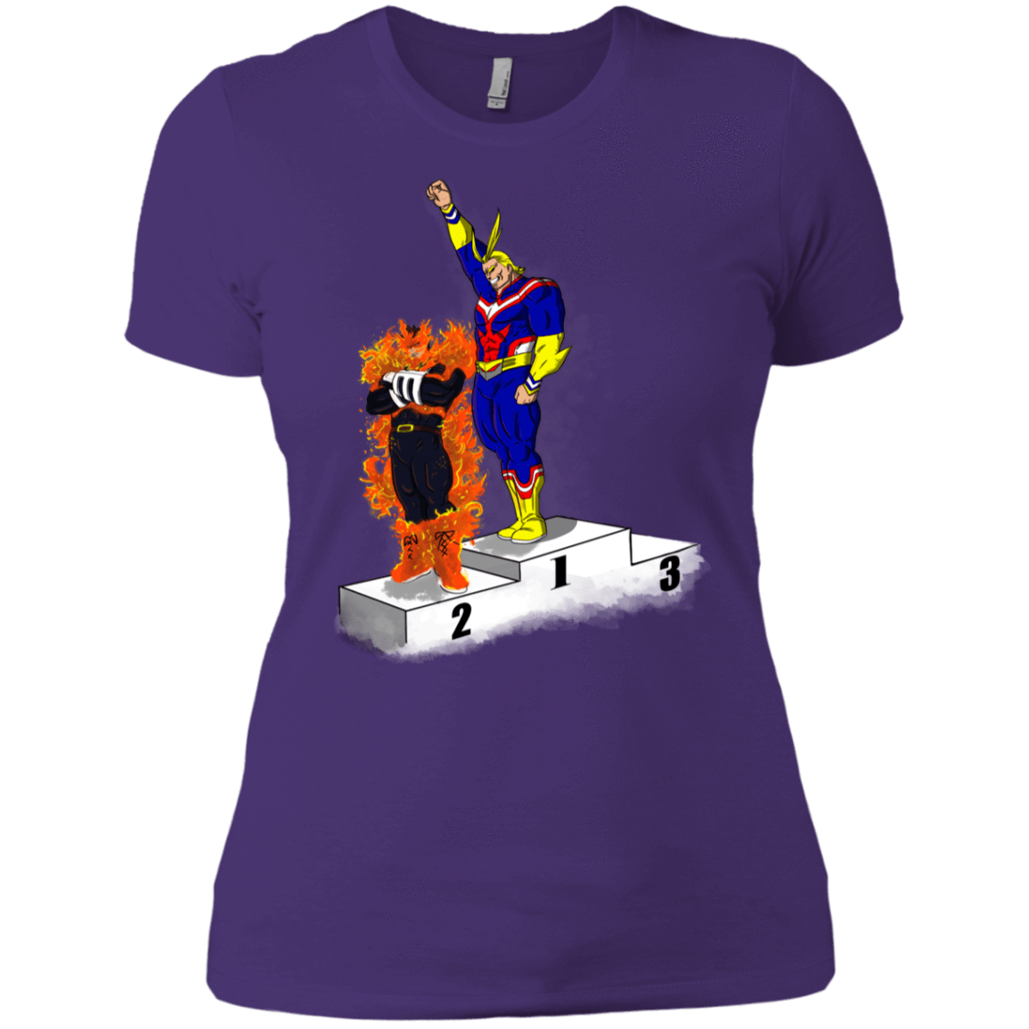 T-Shirts Purple Rush/ / X-Small Number One Women's Premium T-Shirt