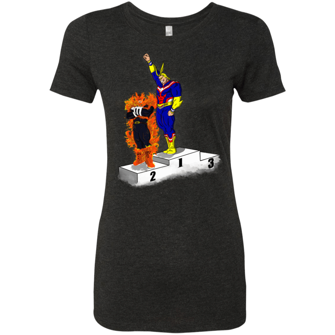 T-Shirts Vintage Black / S Number One Women's Triblend T-Shirt