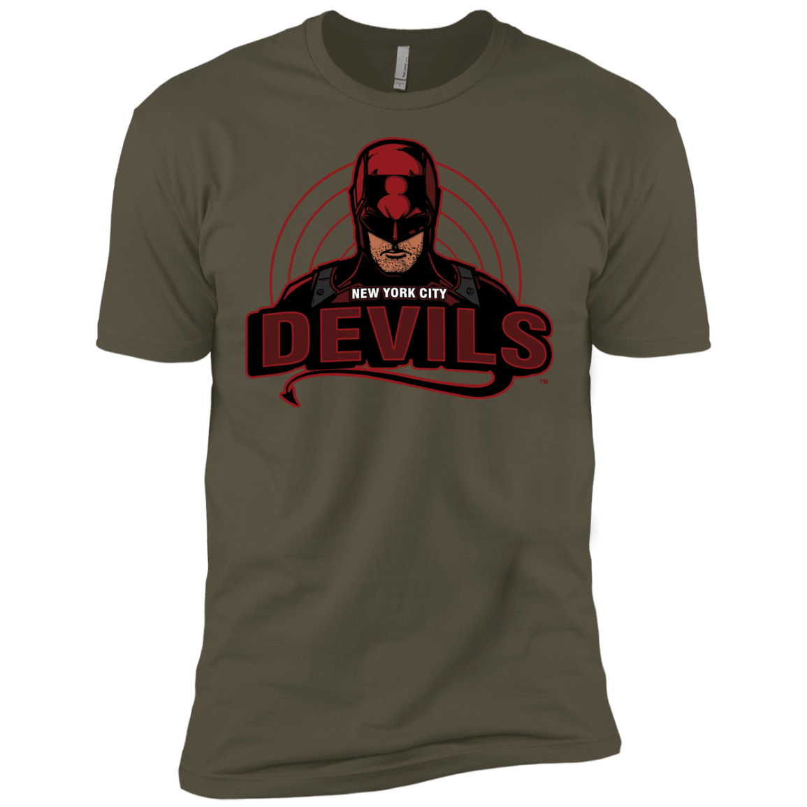 T-Shirts Military Green / X-Small NYC Devils Men's Premium T-Shirt