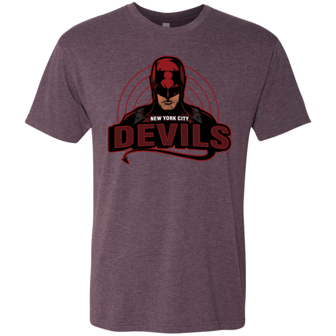 T-Shirts Vintage Purple / S NYC Devils Men's Triblend T-Shirt