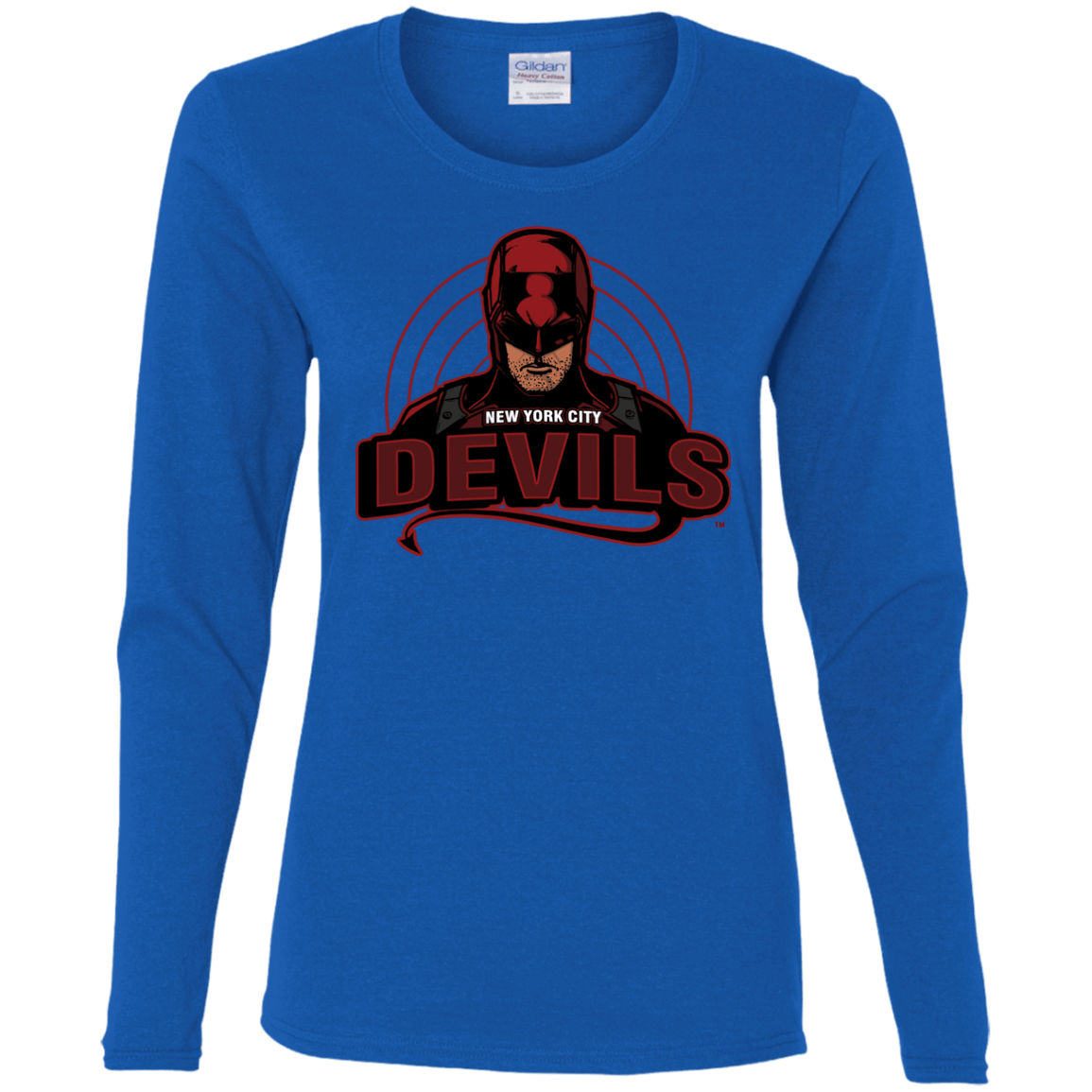 T-Shirts Royal / S NYC Devils Women's Long Sleeve T-Shirt