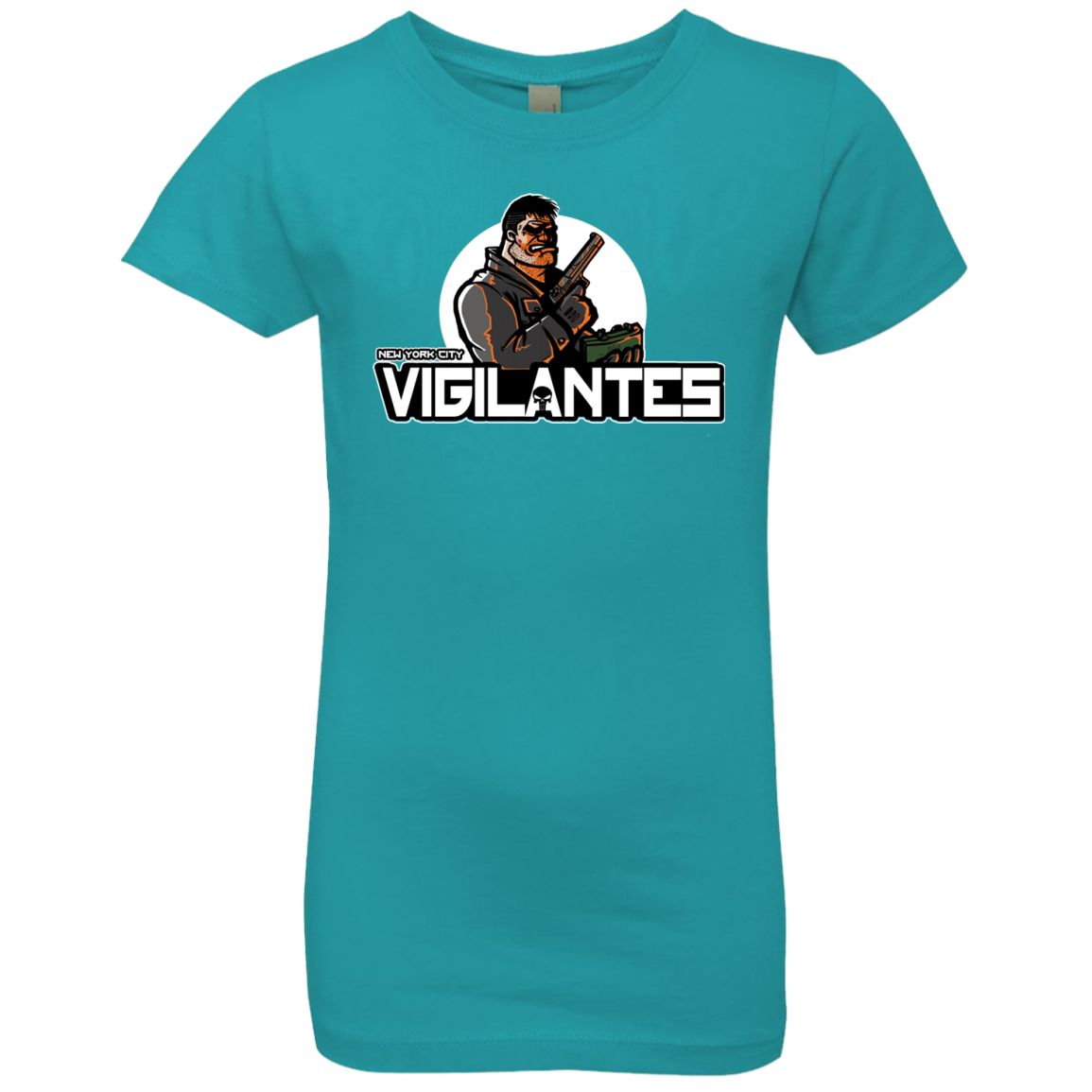 T-Shirts Tahiti Blue / YXS NYC Vigilantes Girls Premium T-Shirt