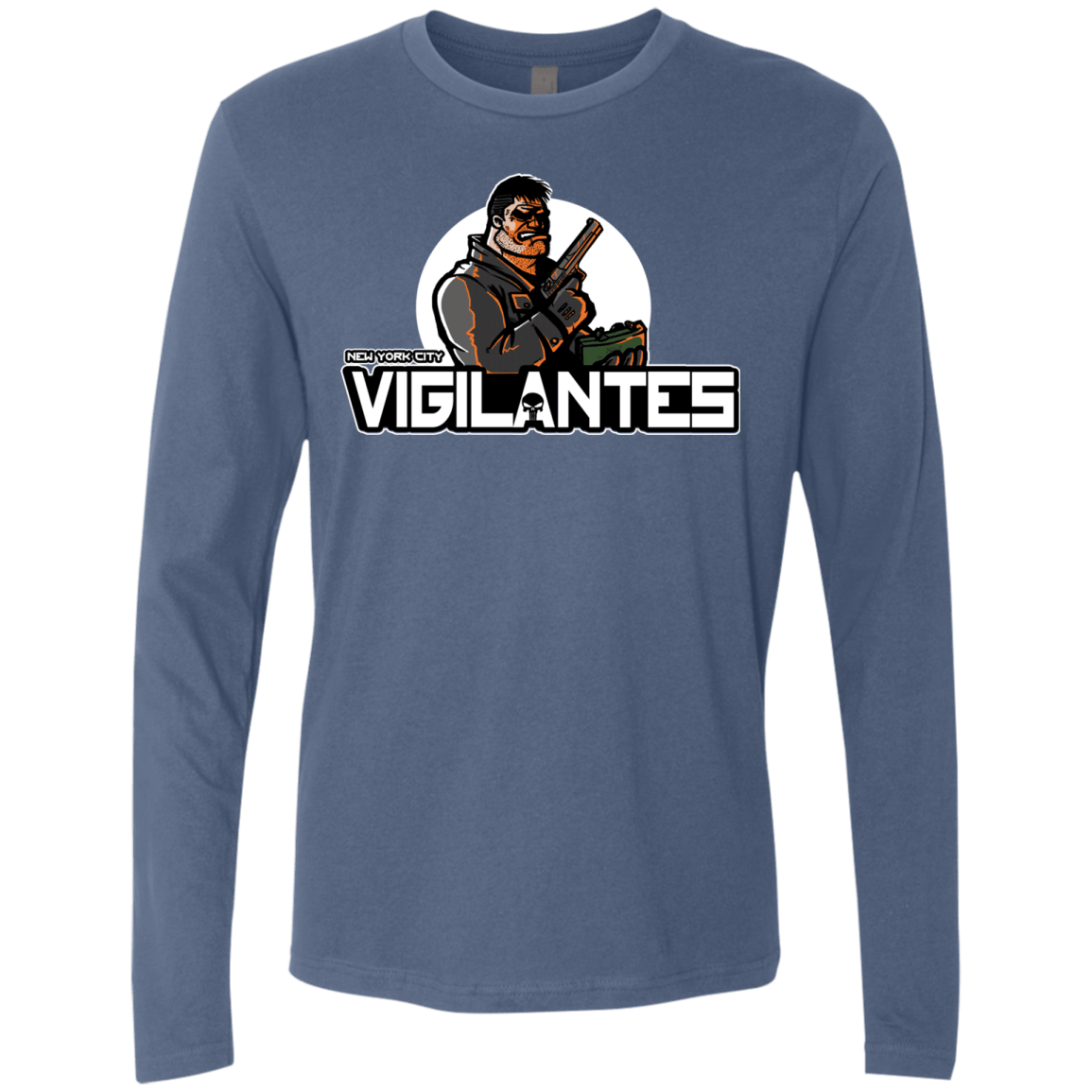 T-Shirts Indigo / Small NYC Vigilantes Men's Premium Long Sleeve