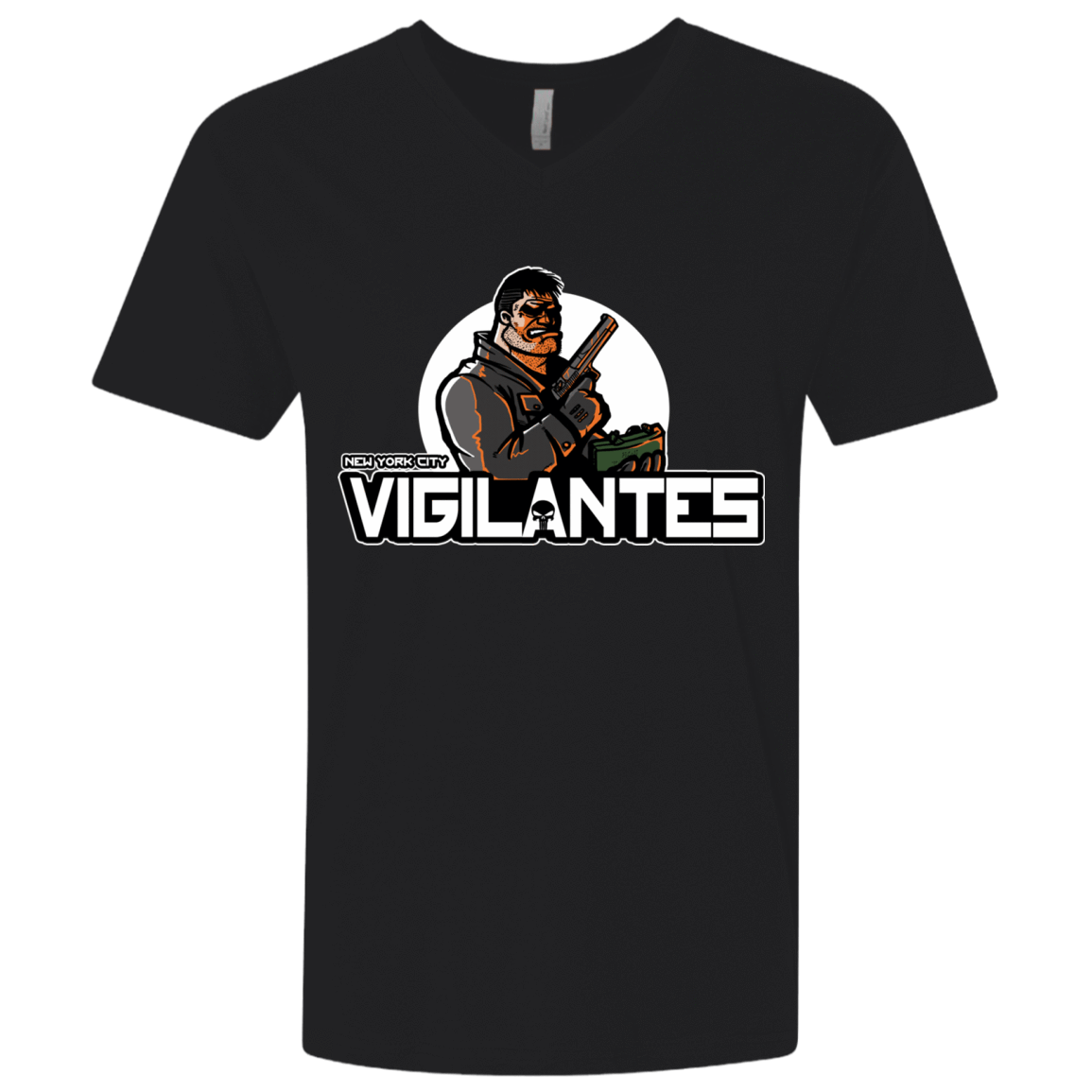 T-Shirts Black / X-Small NYC Vigilantes Men's Premium V-Neck