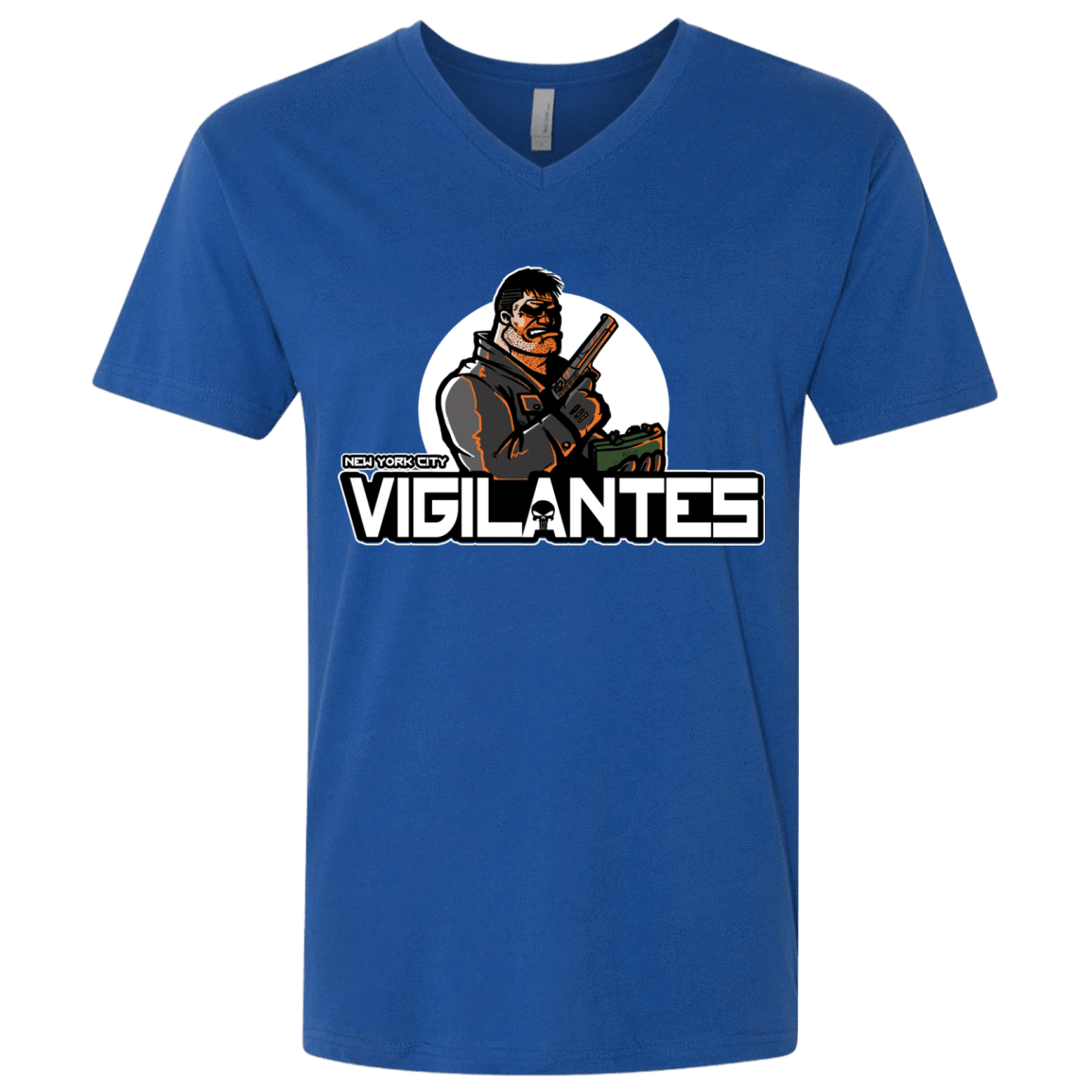 T-Shirts Royal / X-Small NYC Vigilantes Men's Premium V-Neck