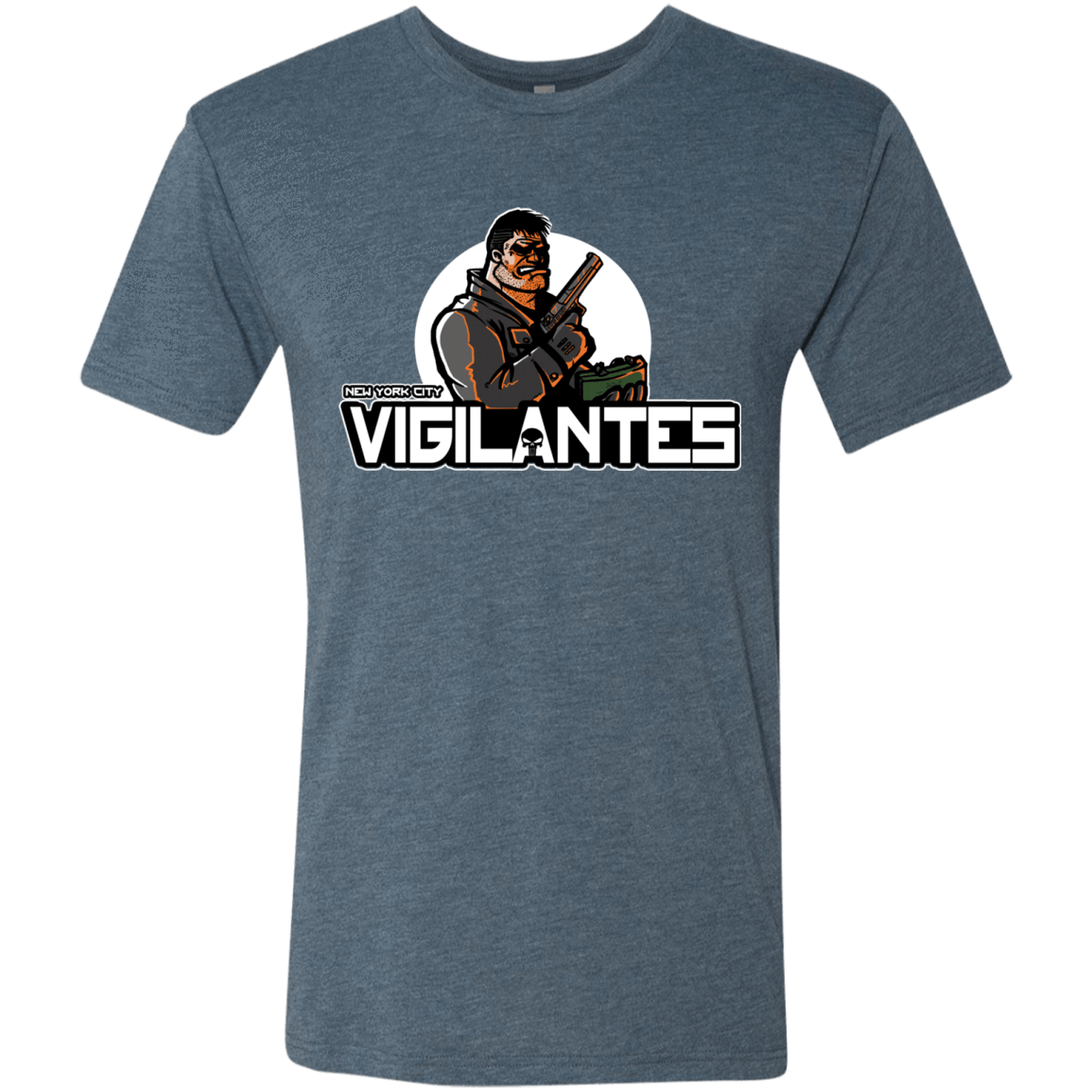 T-Shirts Indigo / Small NYC Vigilantes Men's Triblend T-Shirt