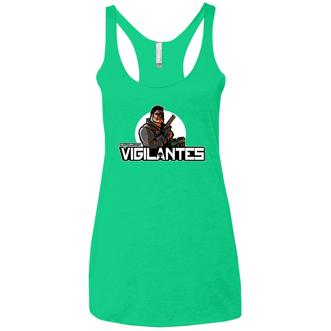 T-Shirts Envy / X-Small NYC Vigilantes Women's Triblend Racerback Tank