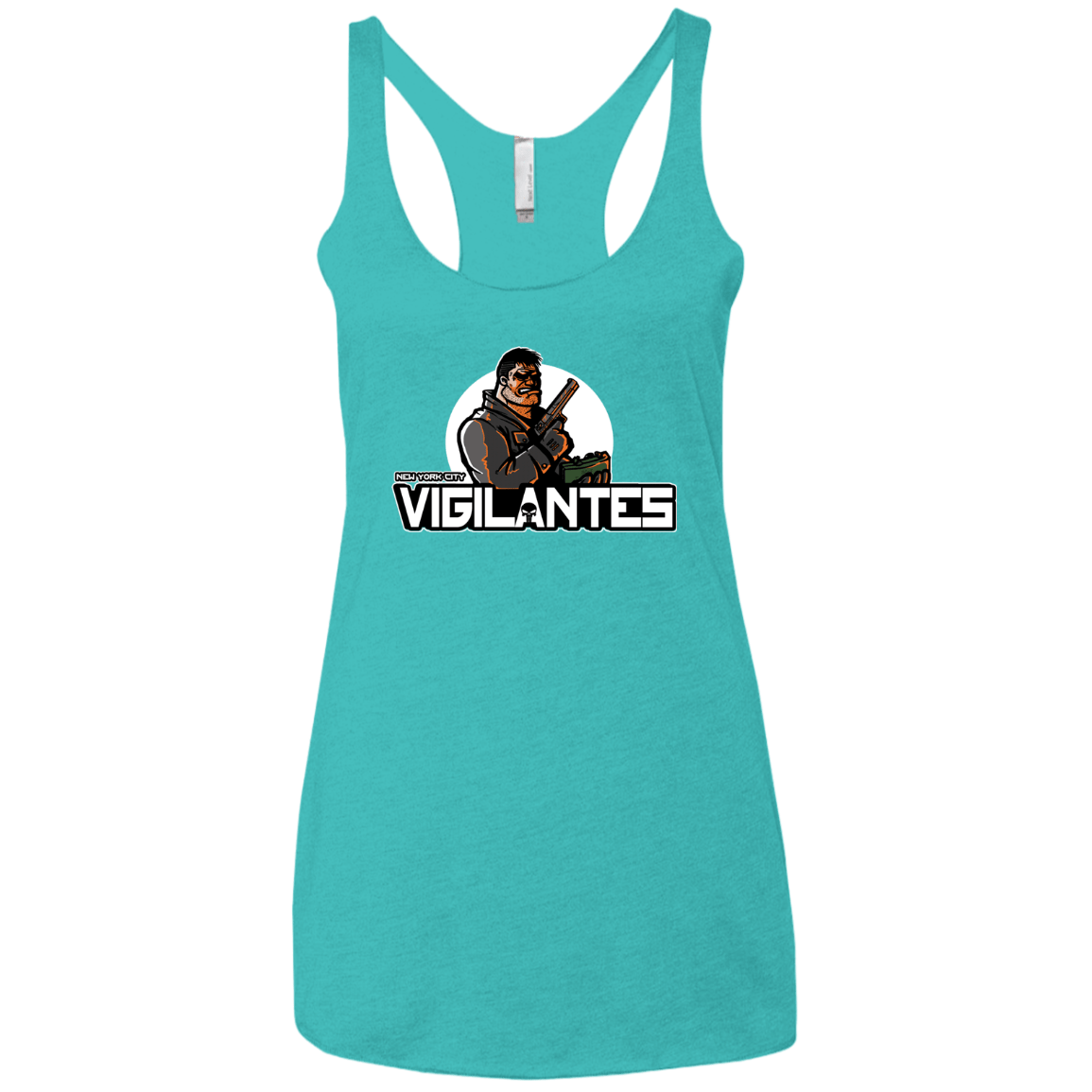 T-Shirts Tahiti Blue / X-Small NYC Vigilantes Women's Triblend Racerback Tank