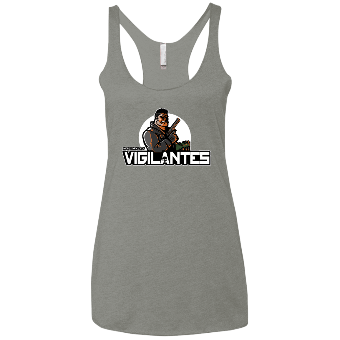 T-Shirts Venetian Grey / X-Small NYC Vigilantes Women's Triblend Racerback Tank