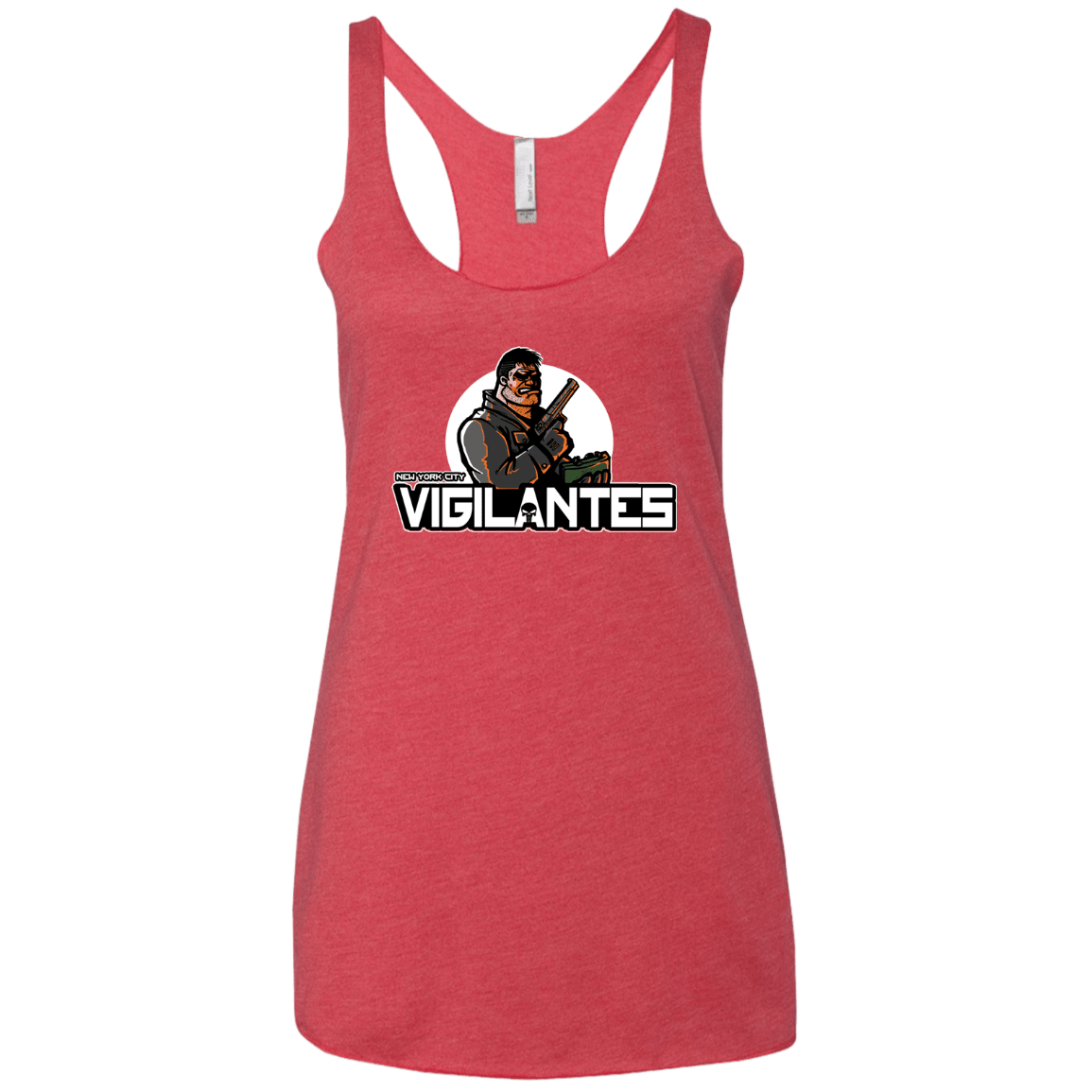 T-Shirts Vintage Red / X-Small NYC Vigilantes Women's Triblend Racerback Tank