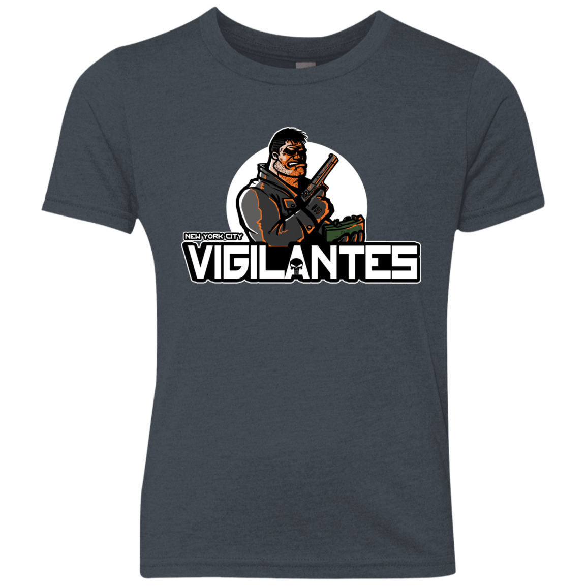 T-Shirts Vintage Navy / YXS NYC Vigilantes Youth Triblend T-Shirt