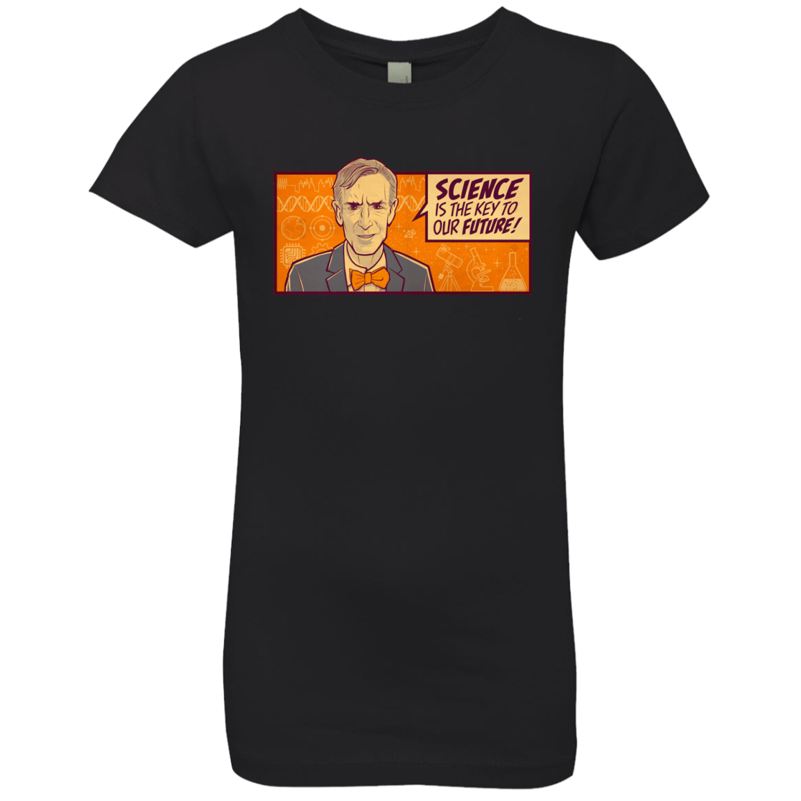 T-Shirts Black / YXS NYE key future Girls Premium T-Shirt