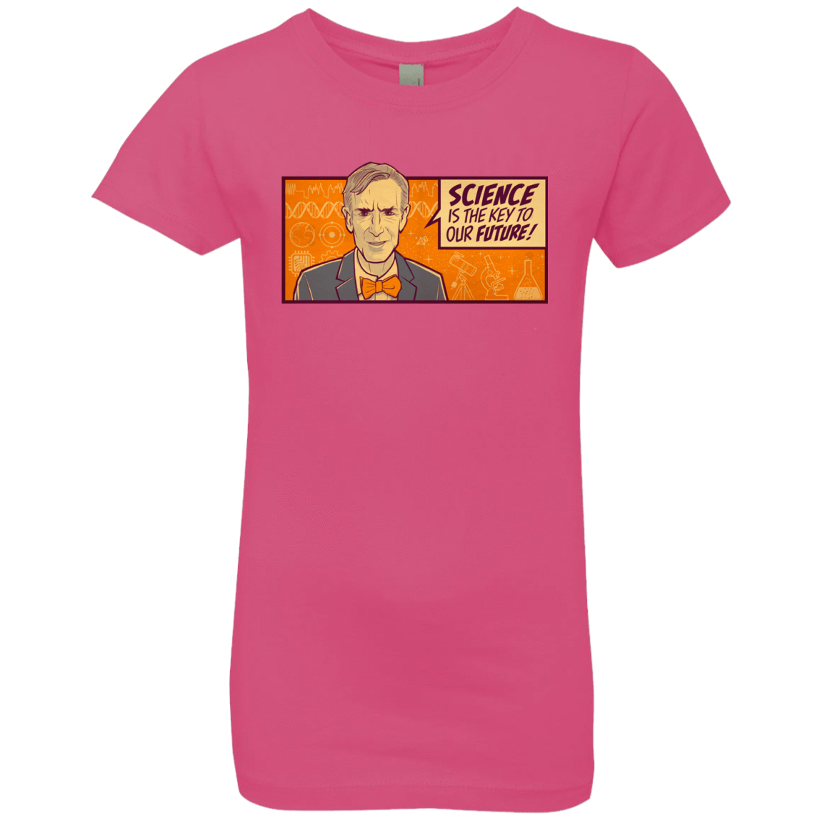 T-Shirts Hot Pink / YXS NYE key future Girls Premium T-Shirt