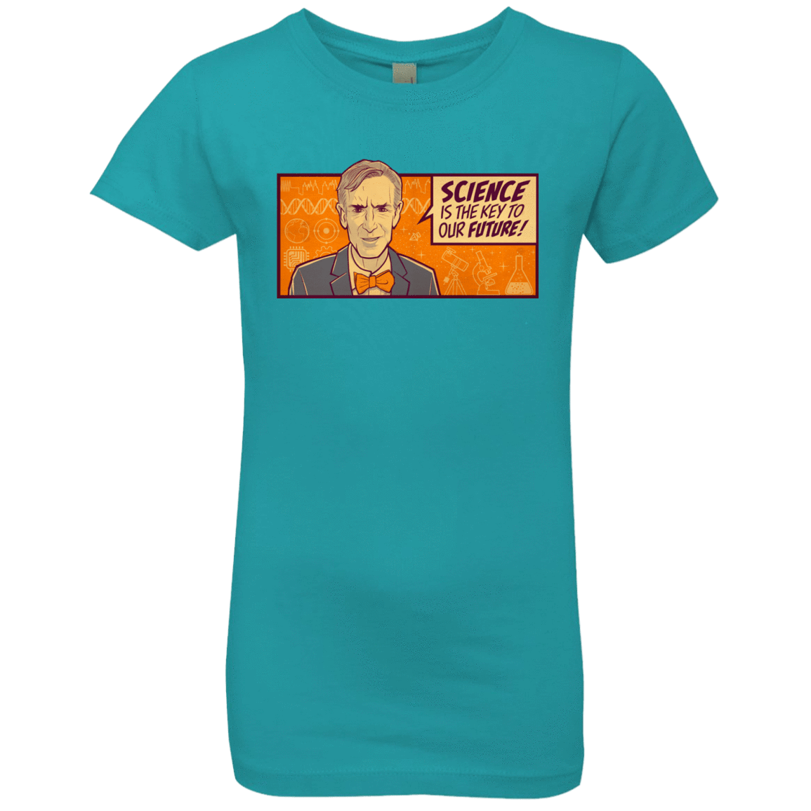 T-Shirts Tahiti Blue / YXS NYE key future Girls Premium T-Shirt