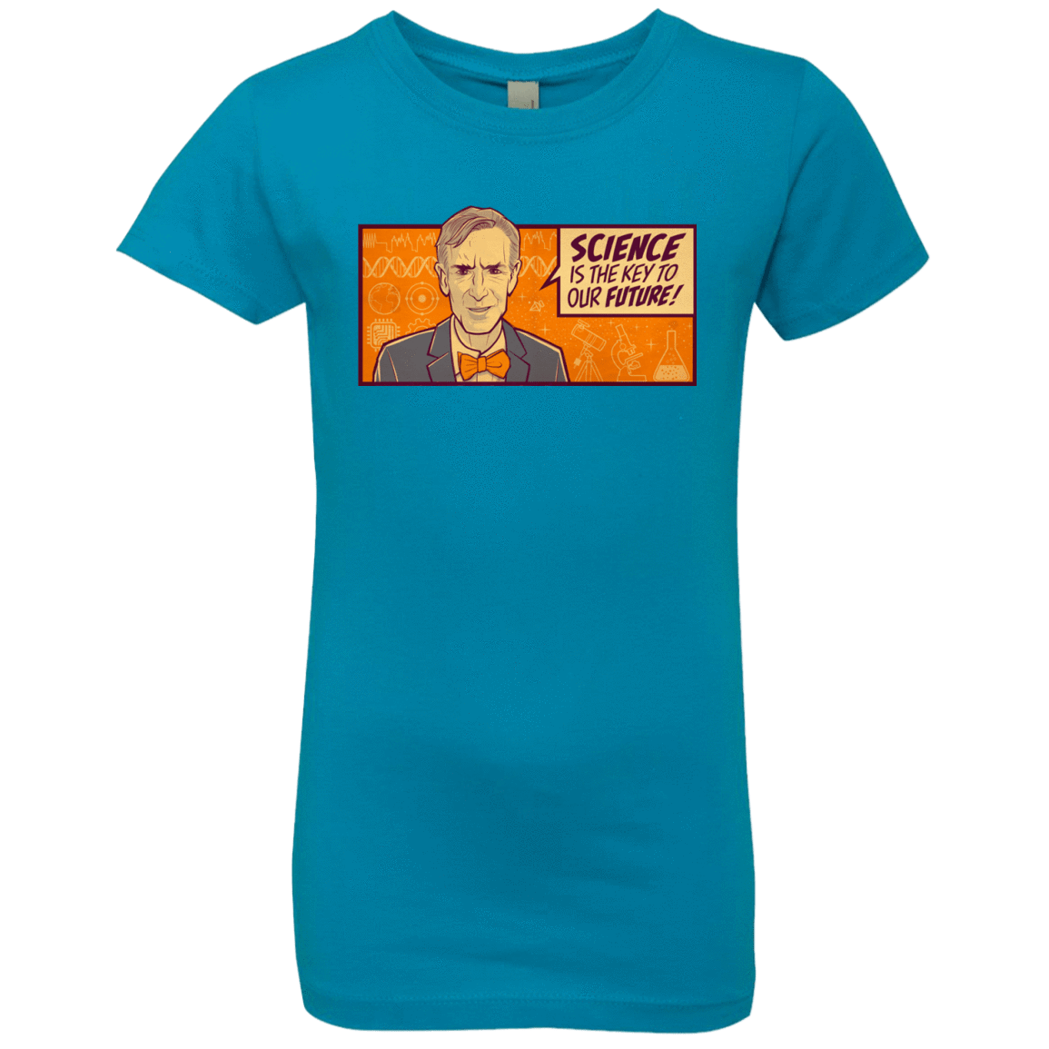 T-Shirts Turquoise / YXS NYE key future Girls Premium T-Shirt