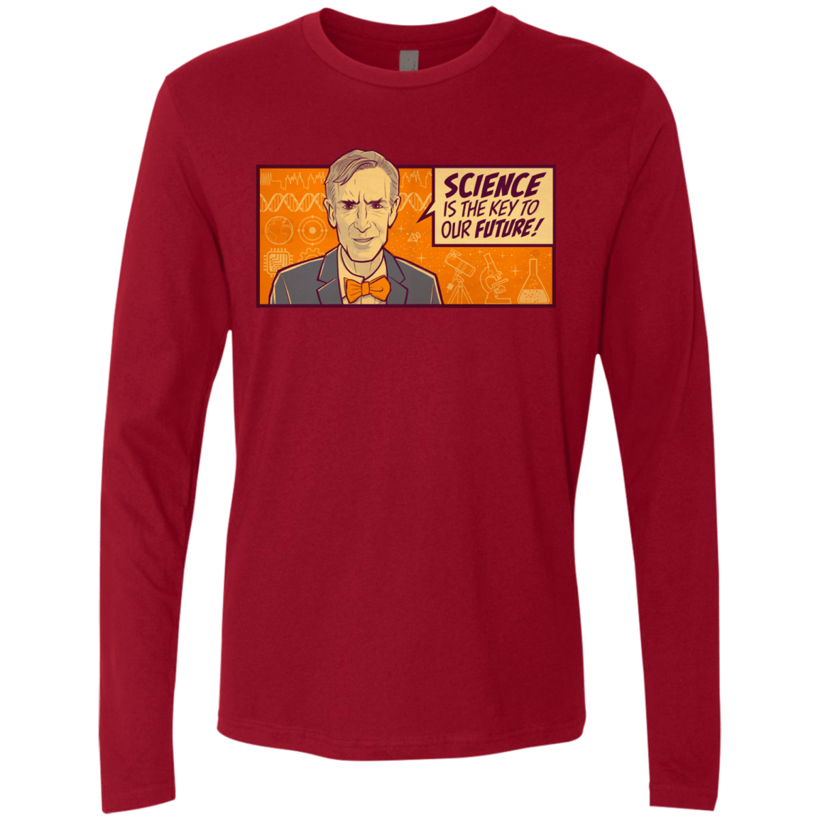 T-Shirts Cardinal / S NYE key future Men's Premium Long Sleeve