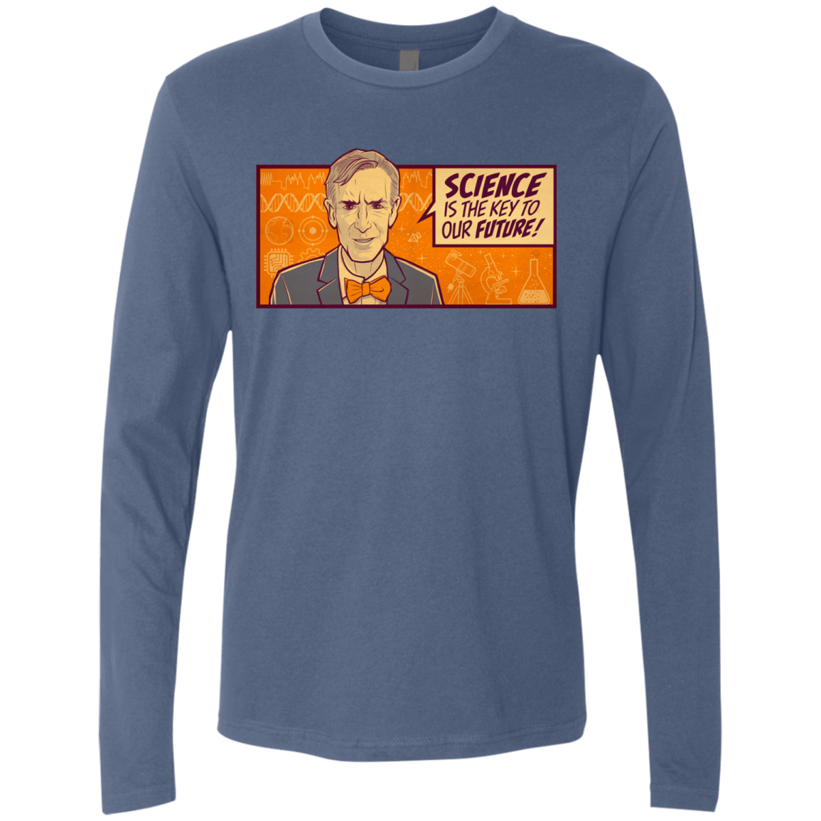 T-Shirts Indigo / S NYE key future Men's Premium Long Sleeve