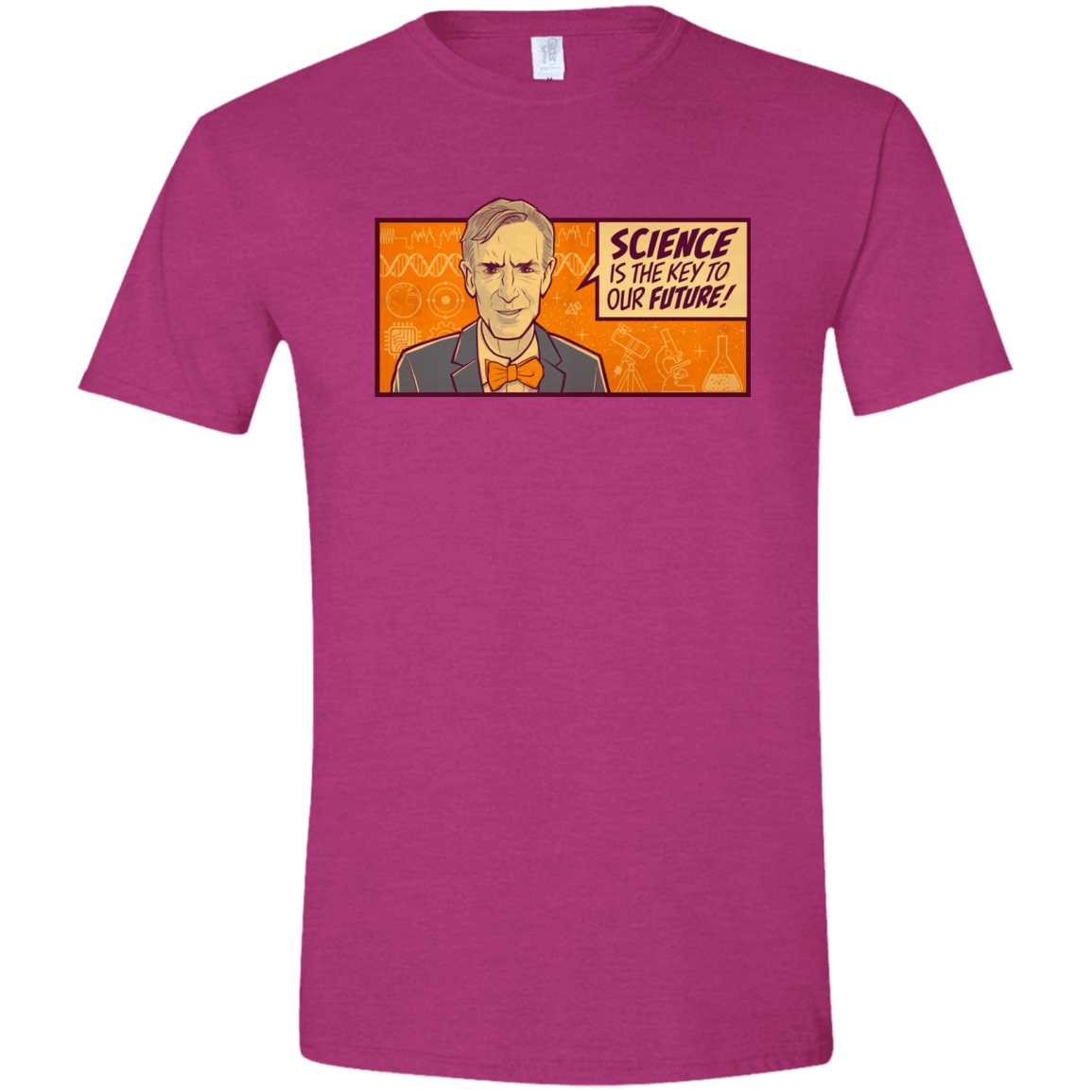 T-Shirts Antique Heliconia / S NYE key future Men's Semi-Fitted Softstyle