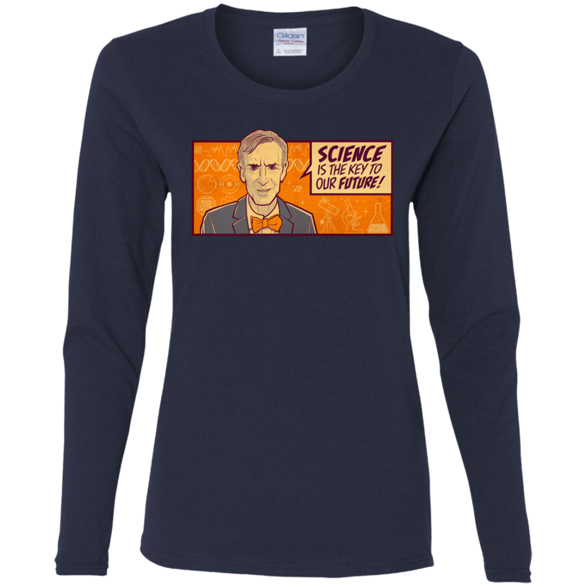 T-Shirts Navy / S NYE key future Women's Long Sleeve T-Shirt