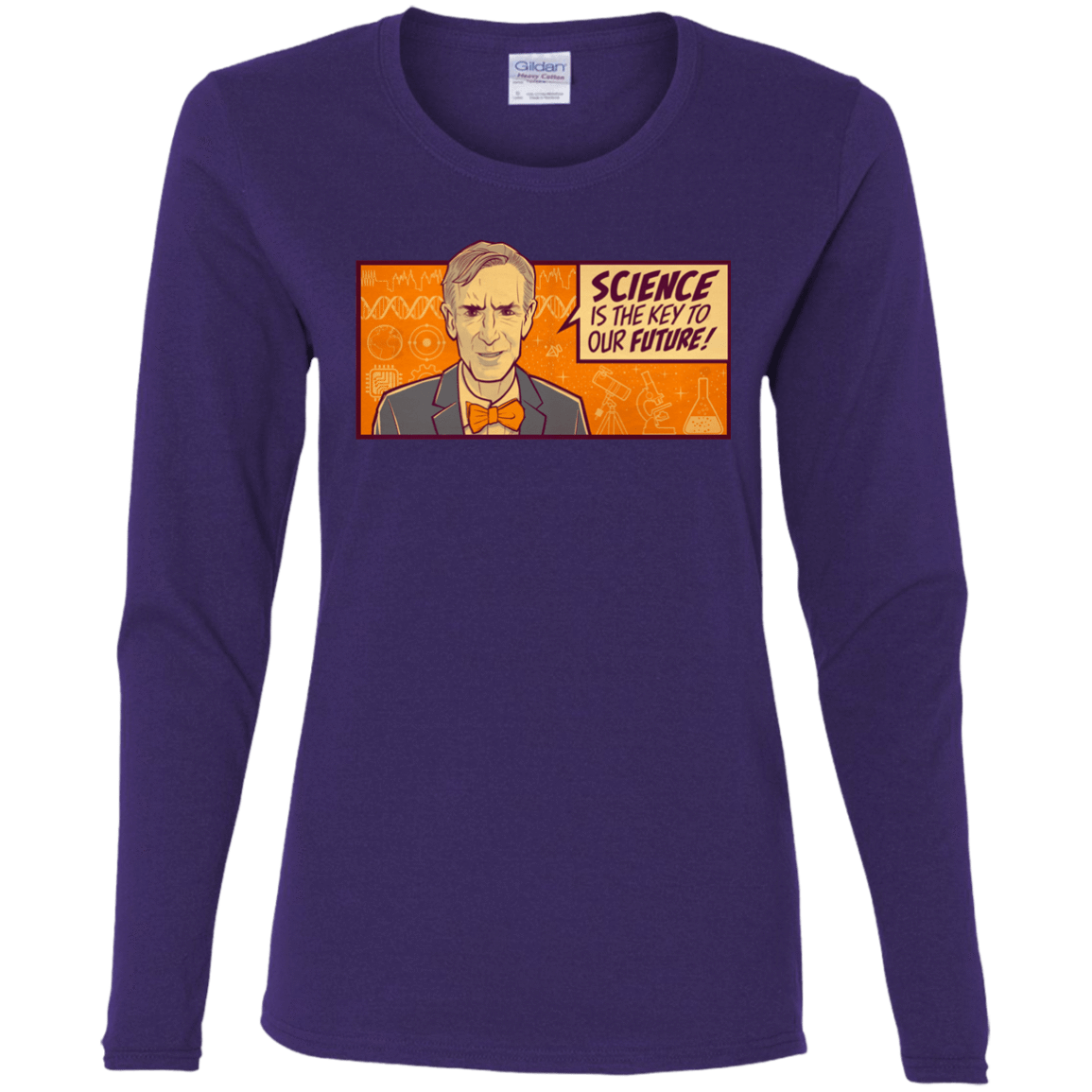 T-Shirts Purple / S NYE key future Women's Long Sleeve T-Shirt