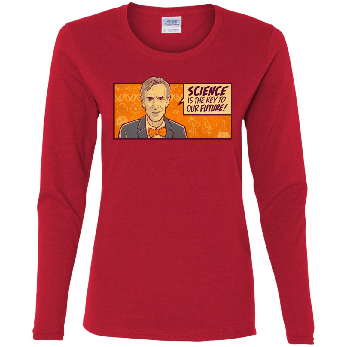 T-Shirts Red / S NYE key future Women's Long Sleeve T-Shirt