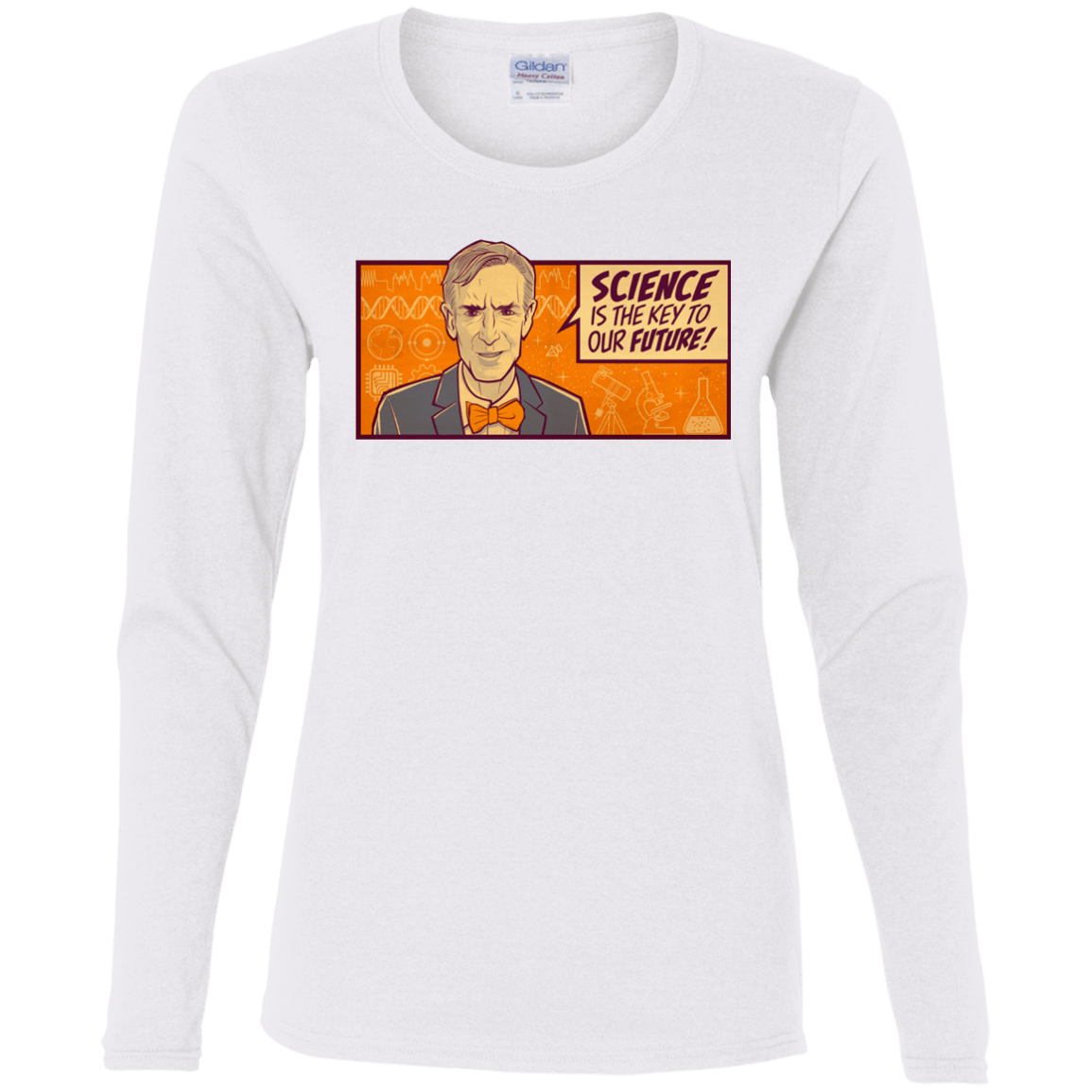 T-Shirts White / S NYE key future Women's Long Sleeve T-Shirt