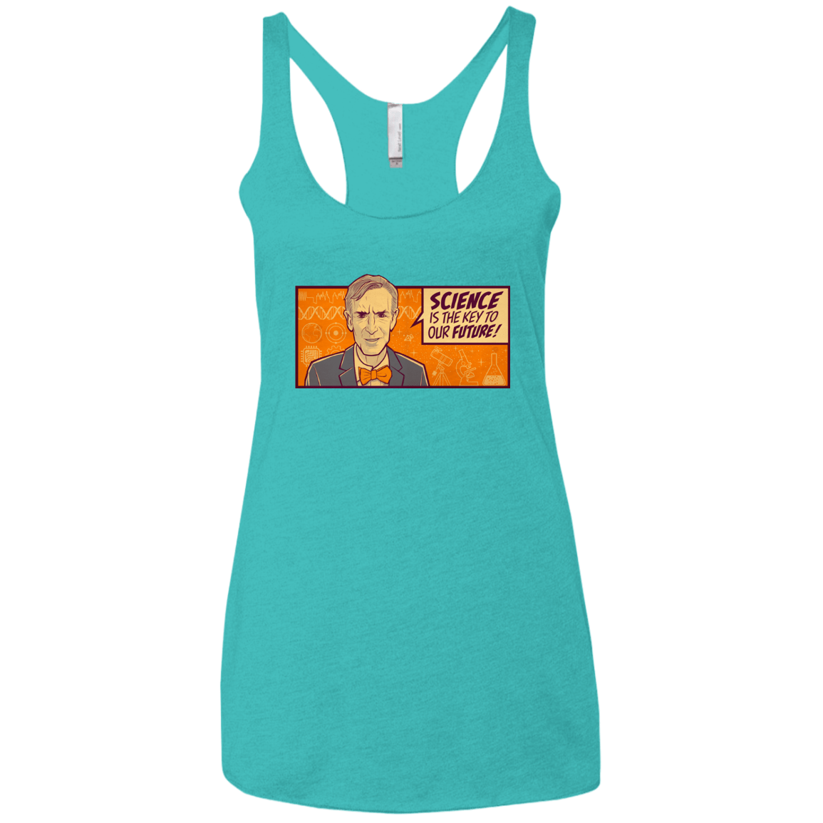 T-Shirts Tahiti Blue / X-Small NYE key future Women's Triblend Racerback Tank