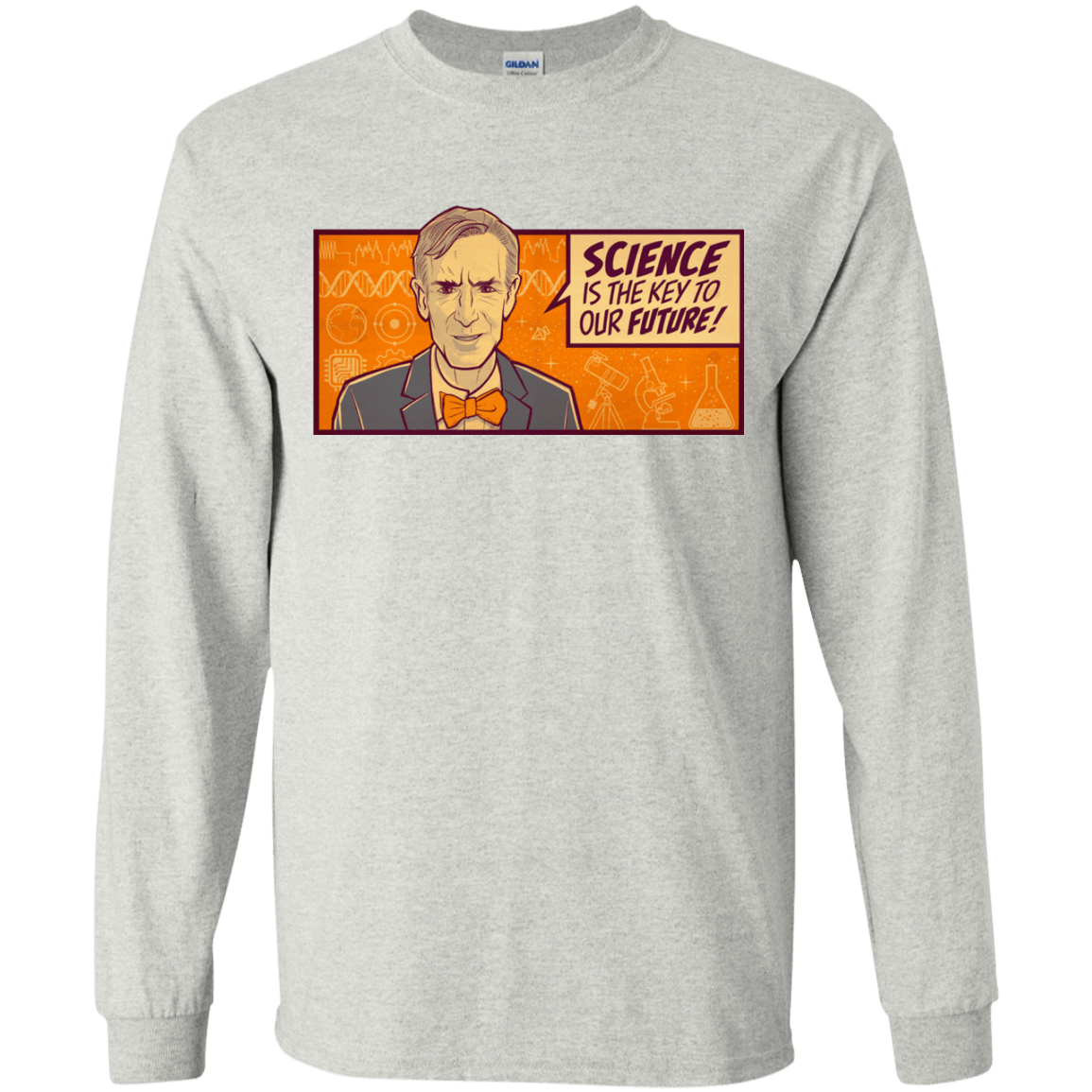 T-Shirts Ash / YS NYE key future Youth Long Sleeve T-Shirt