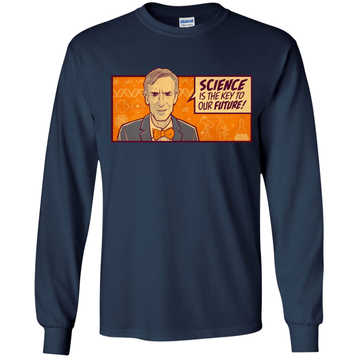 T-Shirts Navy / YS NYE key future Youth Long Sleeve T-Shirt