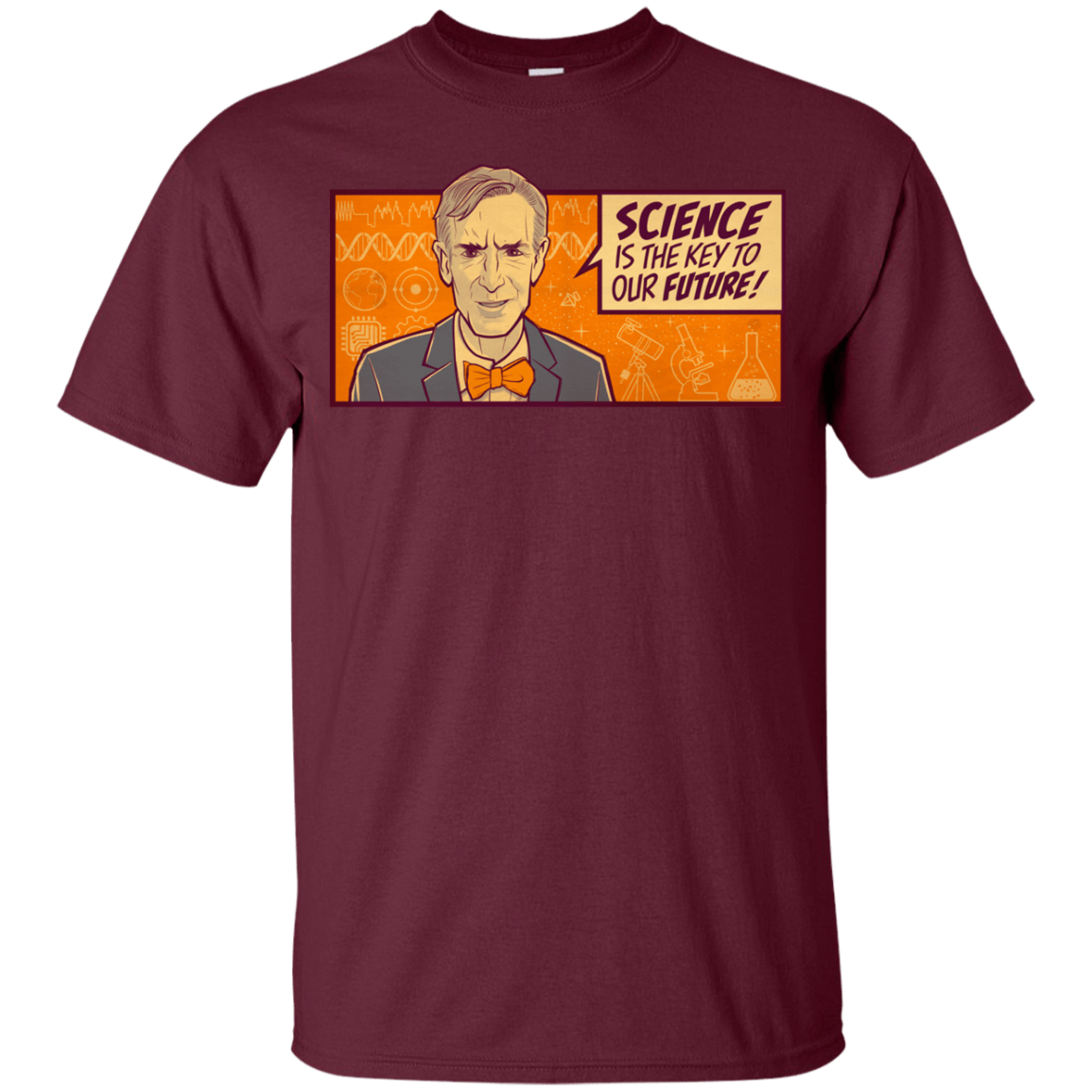 T-Shirts Maroon / YXS NYE key future Youth T-Shirt