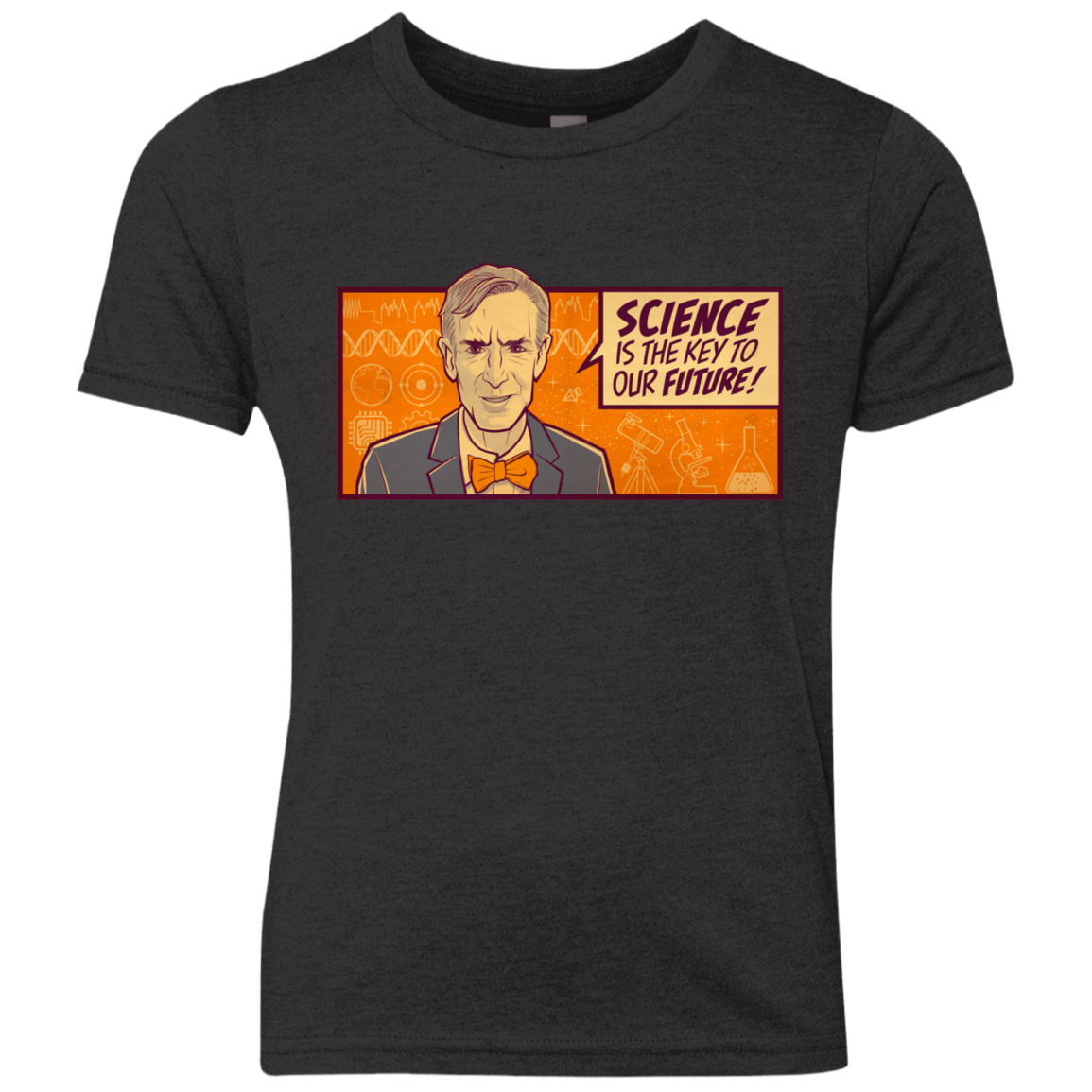 T-Shirts Vintage Black / YXS NYE key future Youth Triblend T-Shirt