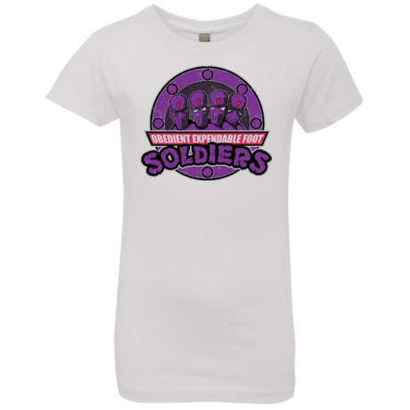 T-Shirts White / YXS OBEDIENT EXPENDABLE FOOT SOLDIERS Girls Premium T-Shirt