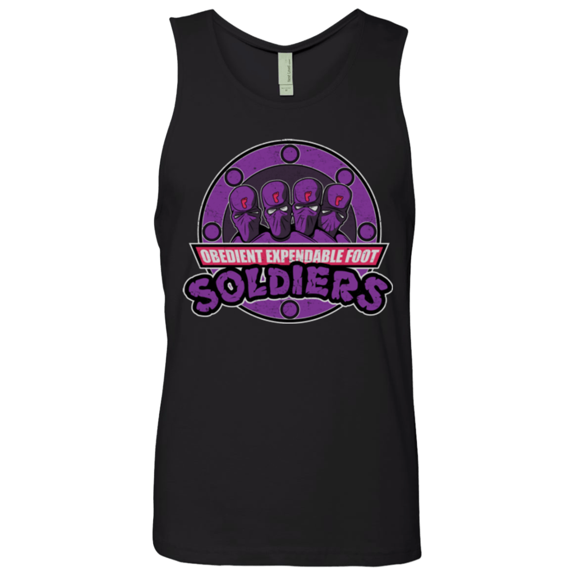 T-Shirts Black / Small OBEDIENT EXPENDABLE FOOT SOLDIERS Men's Premium Tank Top