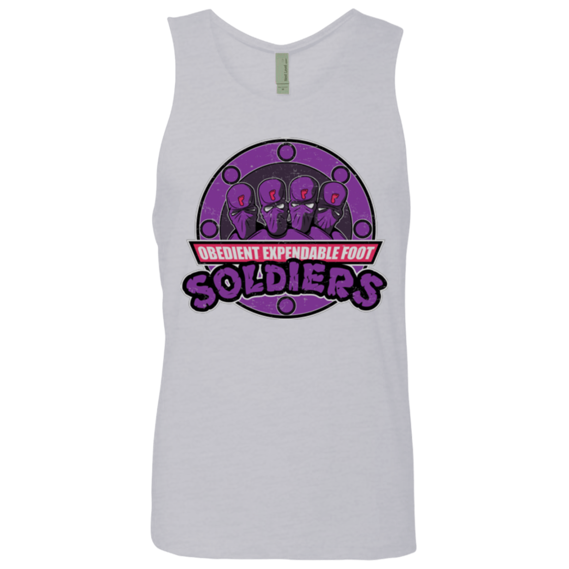 T-Shirts Heather Grey / Small OBEDIENT EXPENDABLE FOOT SOLDIERS Men's Premium Tank Top