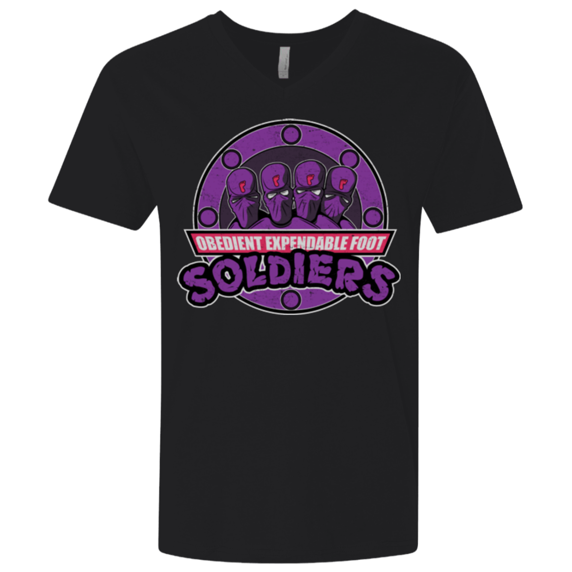 OBEDIENT EXPENDABLE FOOT SOLDIERS Men's Premium V-Neck