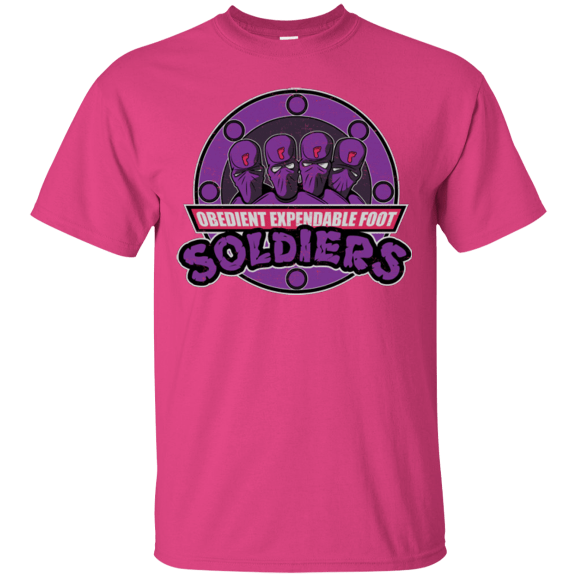 T-Shirts Heliconia / Small OBEDIENT EXPENDABLE FOOT SOLDIERS T-Shirt