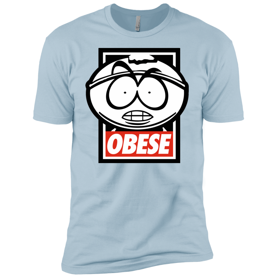 T-Shirts Light Blue / YXS Obese Boys Premium T-Shirt