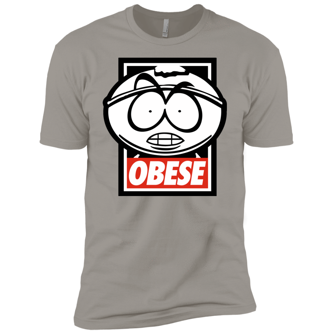 T-Shirts Light Grey / YXS Obese Boys Premium T-Shirt
